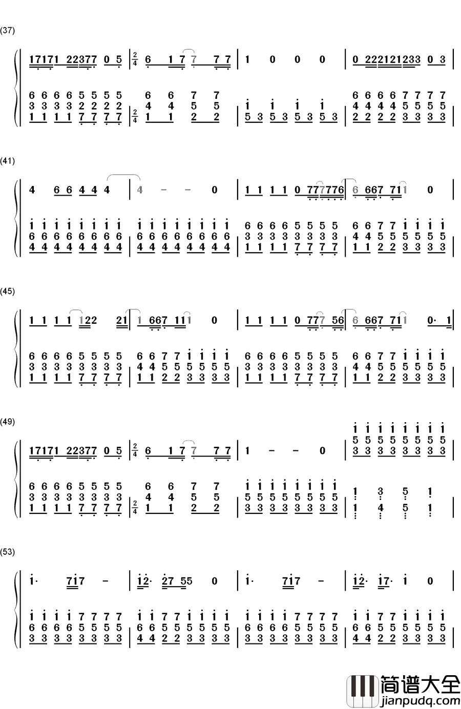 3月9日钢琴简谱_数字双手_レミオロメン_（Remioromen）