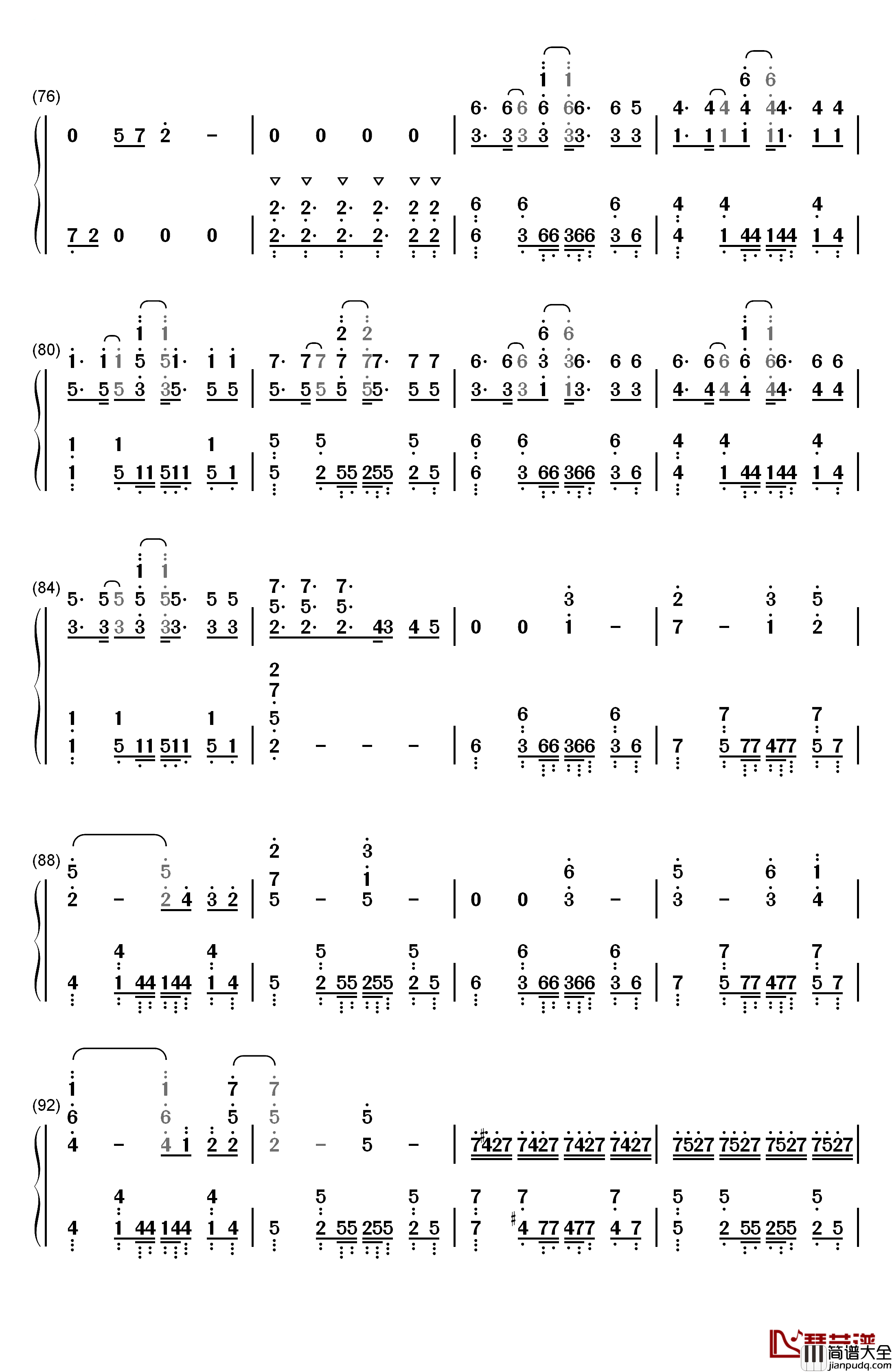 Allied_Force钢琴简谱_数字双手_林ゆうき