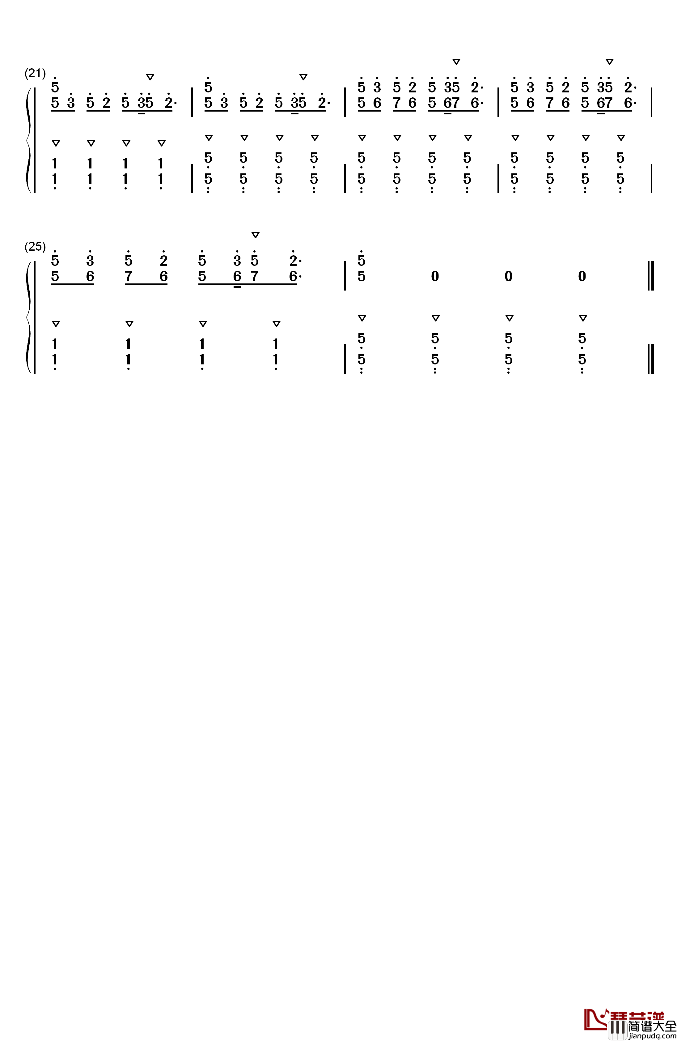 The_Run_And_Go钢琴简谱_数字双手_Twenty_One_Pilots