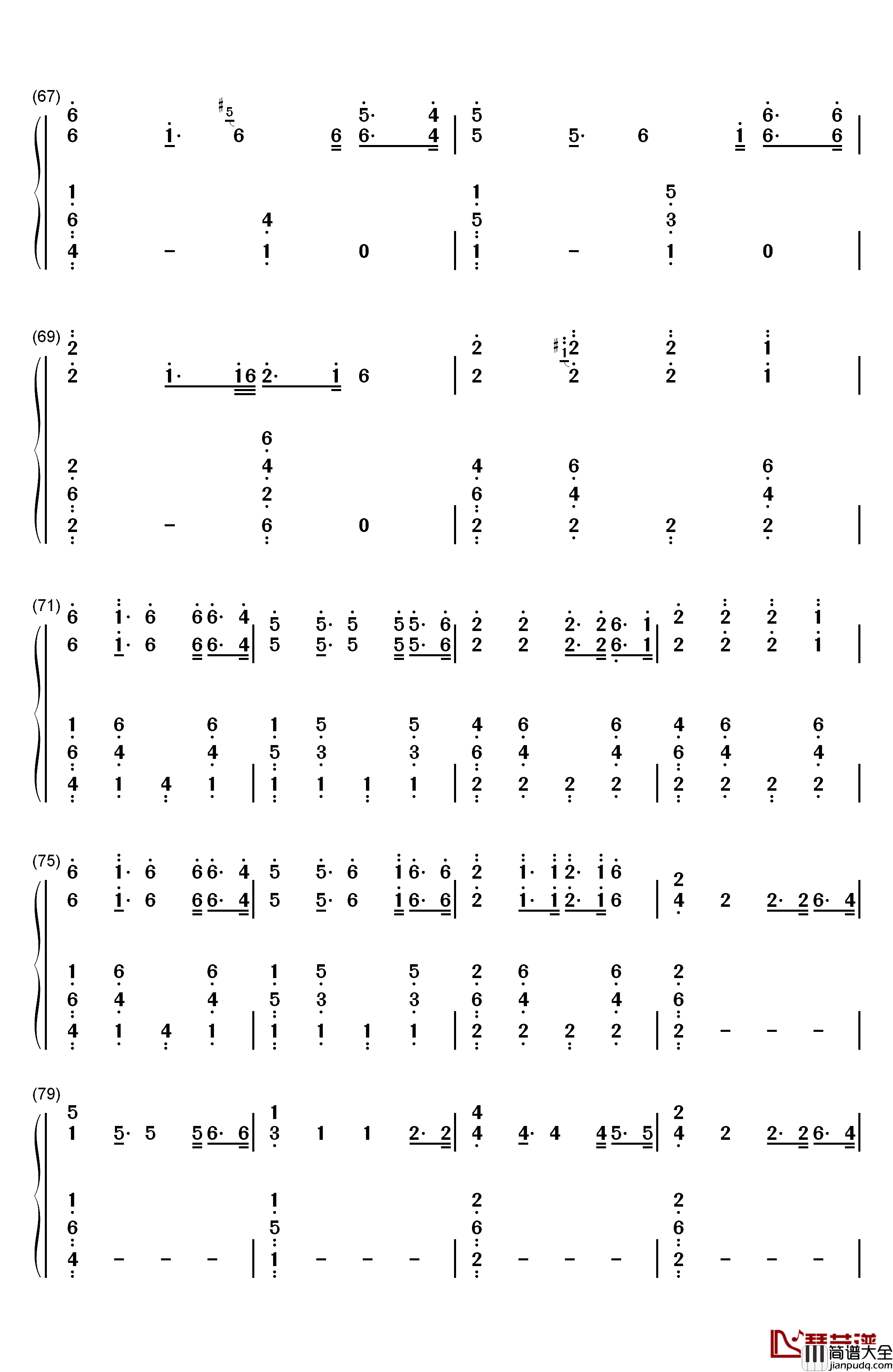 Frontier钢琴简谱_数字双手_Cargo