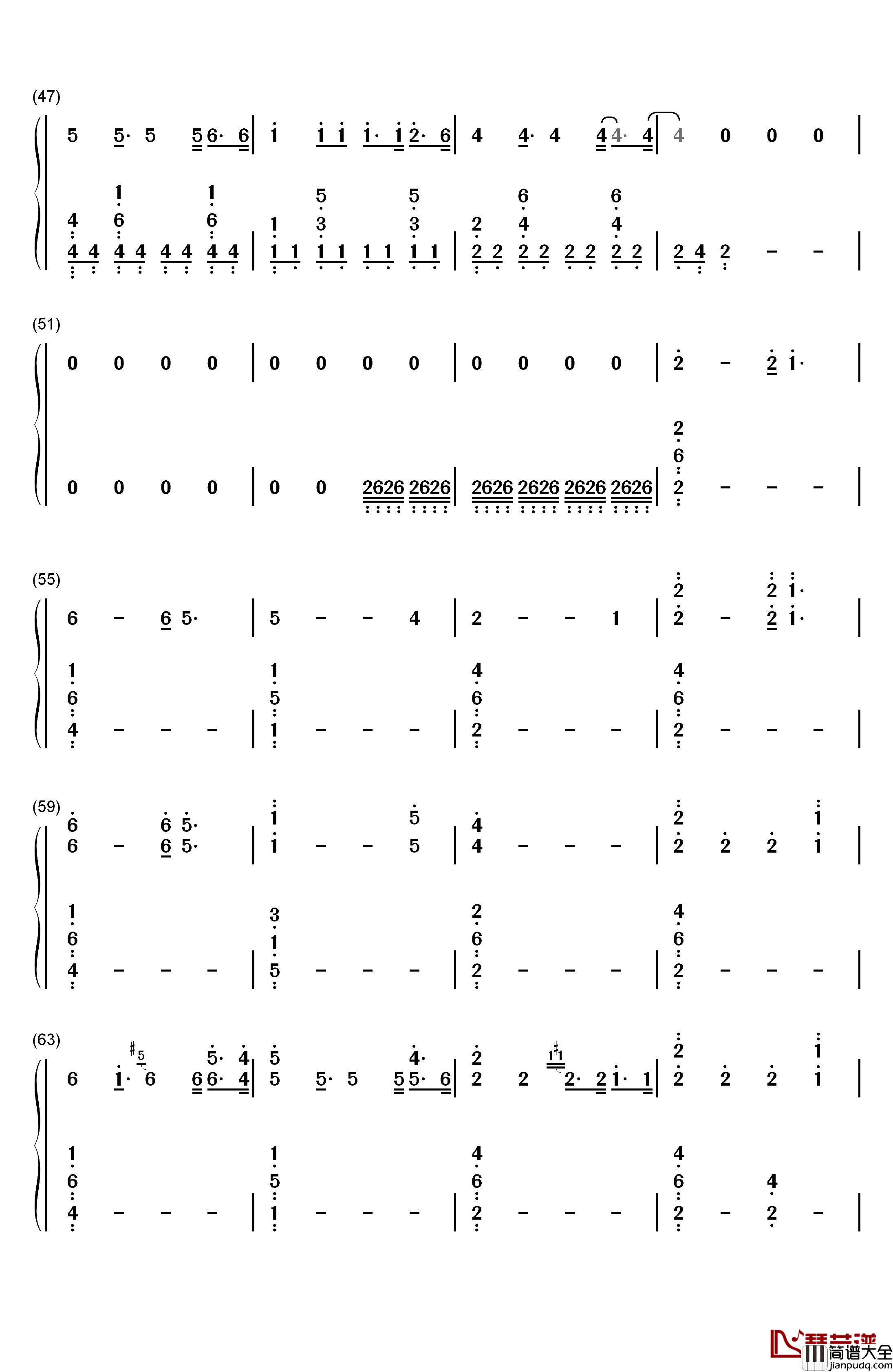 Frontier钢琴简谱_数字双手_Cargo