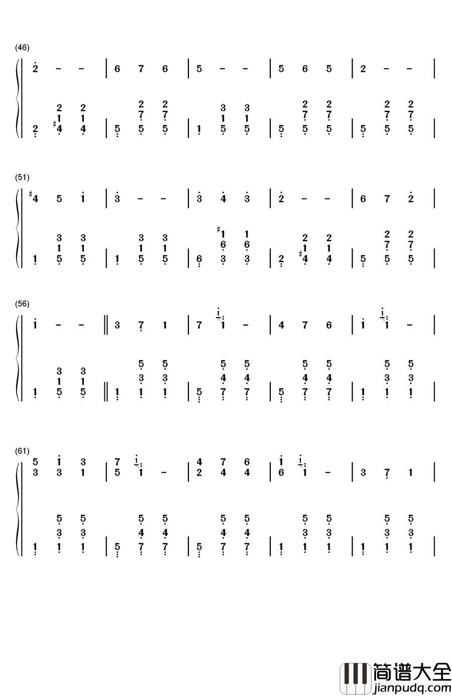 晨祷钢琴简谱_数字双手_L.斯特里鲍