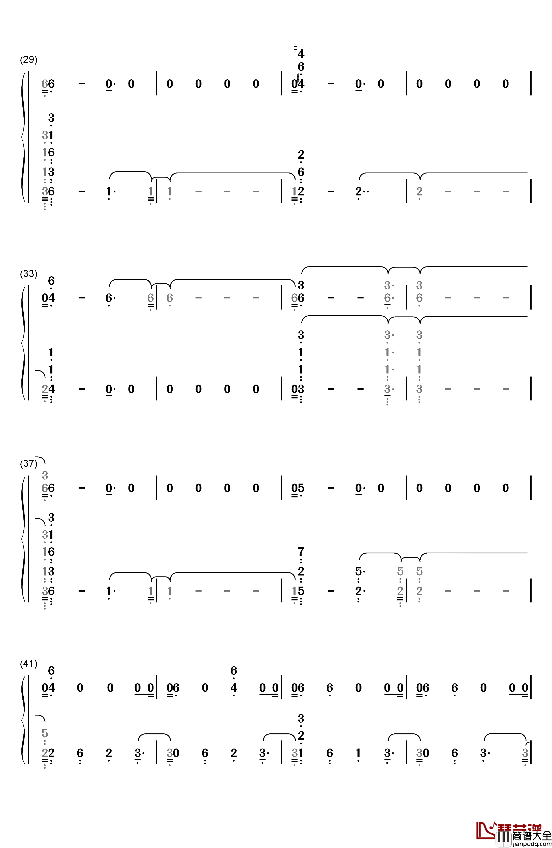 13_Beaches钢琴简谱_数字双手_Lana_Del_Rey