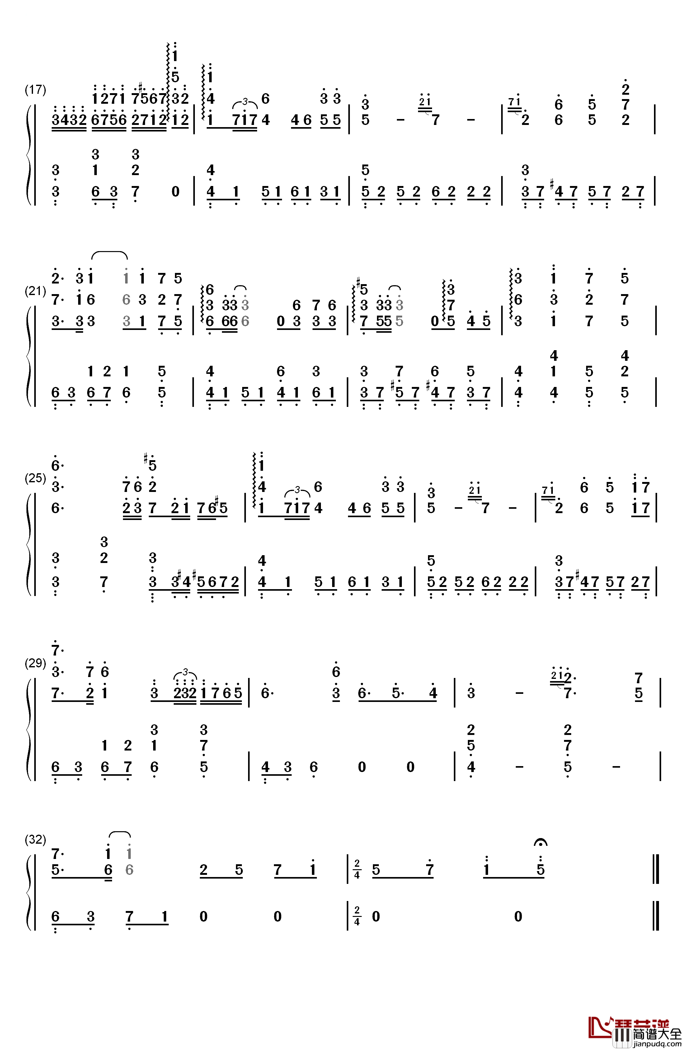 Ifs_and_Buts钢琴简谱_数字双手_阿保刚