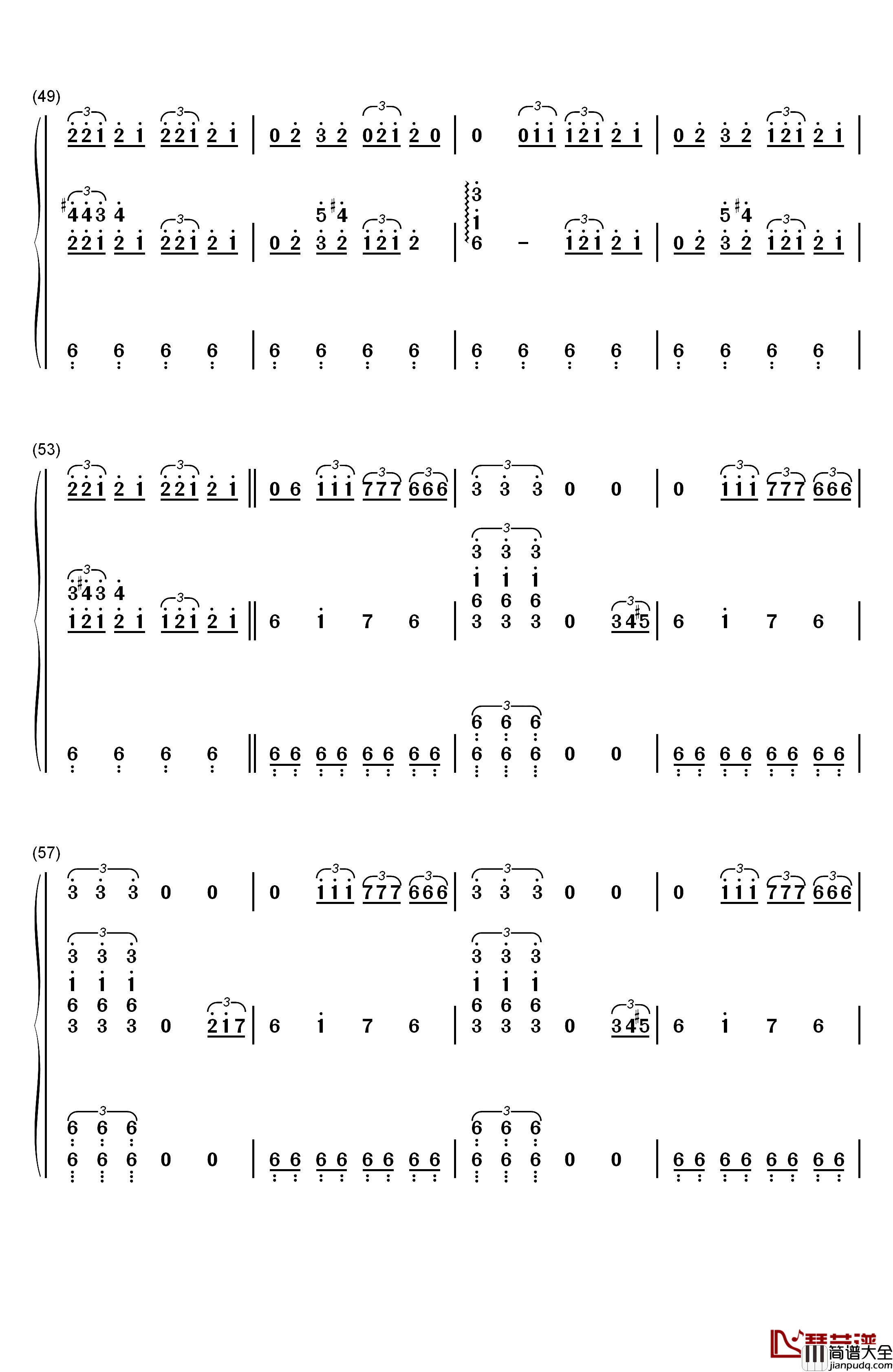 Bury_a_Friend钢琴简谱_数字双手_Billie_Eilish