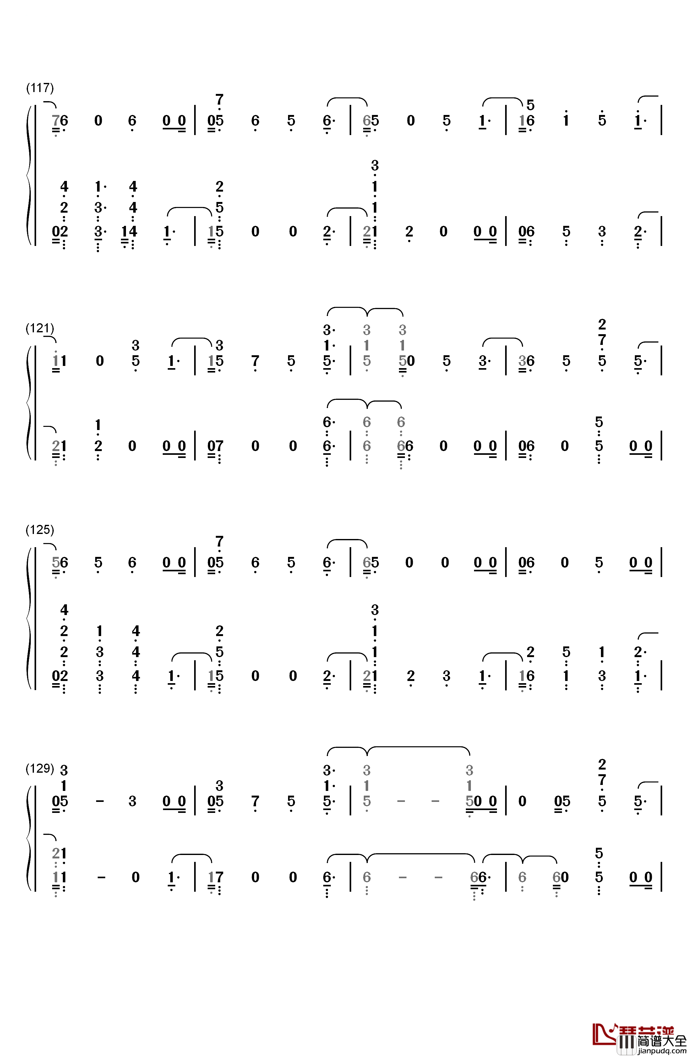 Morning_Light钢琴简谱_数字双手_Justin_Timberlake_Alicia_Keys