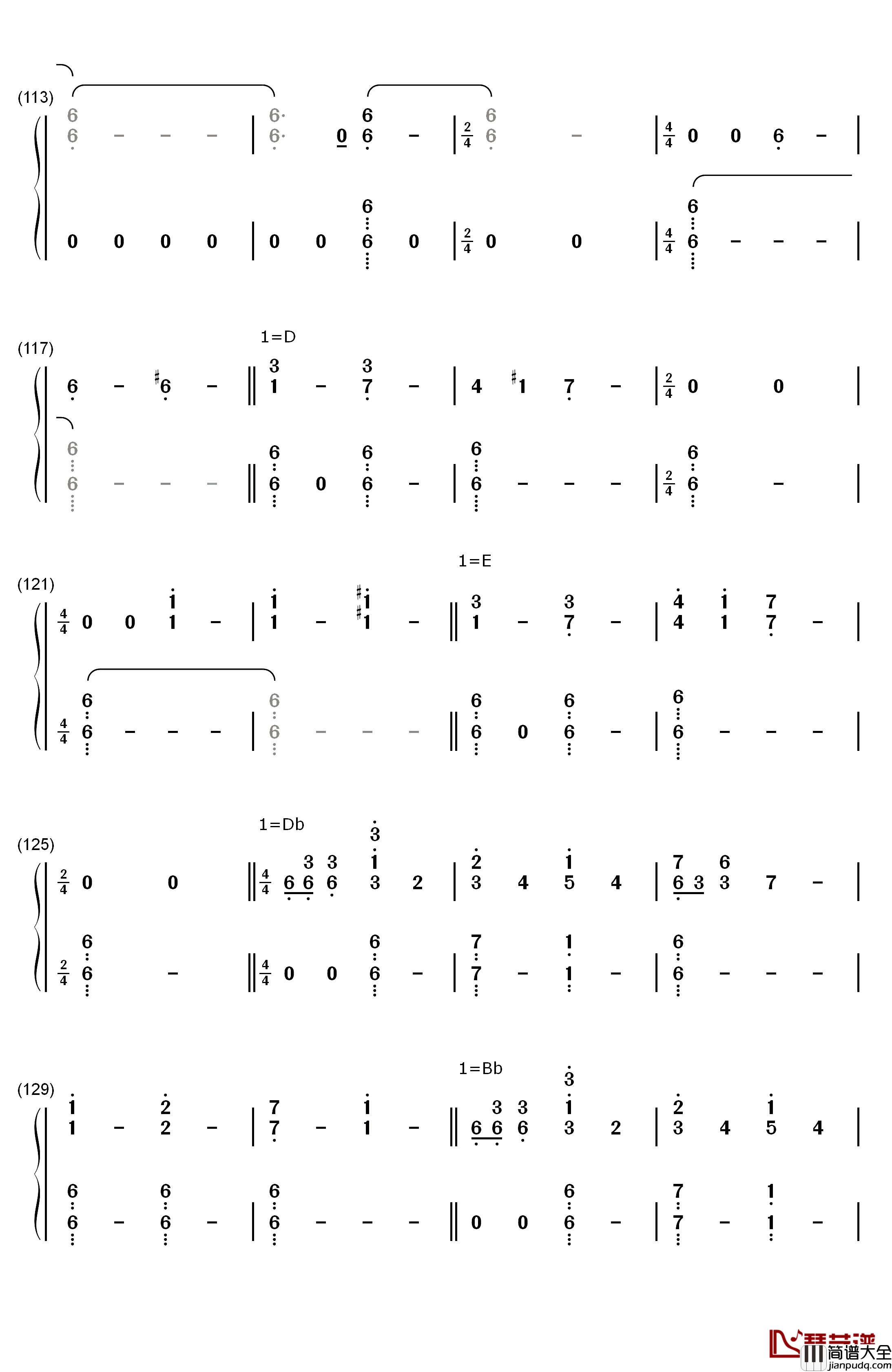 Forge钢琴简谱_数字双手_Alan_Silvestri