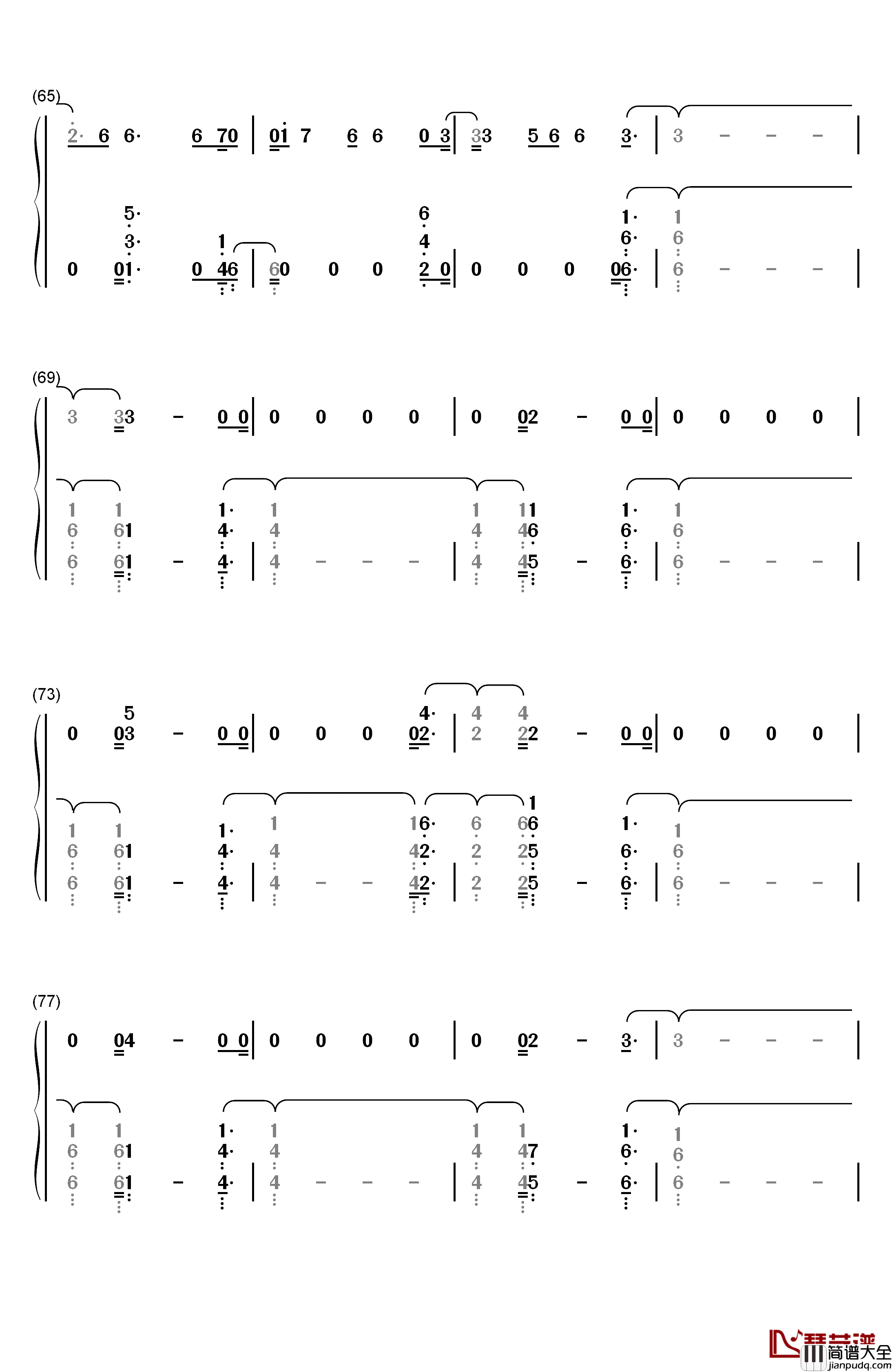 River钢琴简谱_数字双手_Eminem_Ed_Sheeran