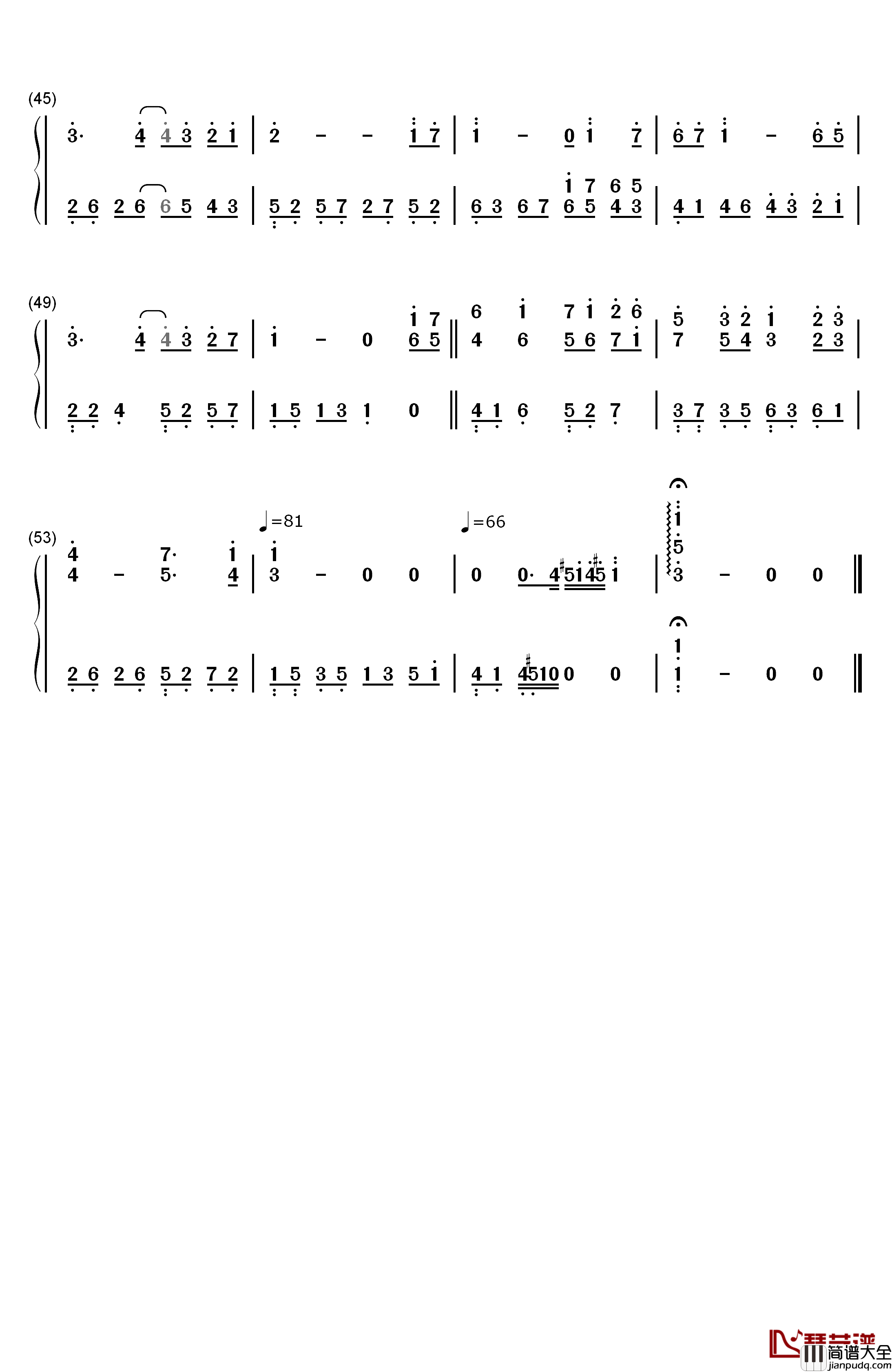 さくらいろチェリッシュ钢琴简谱_数字双手_Rhodanthe*