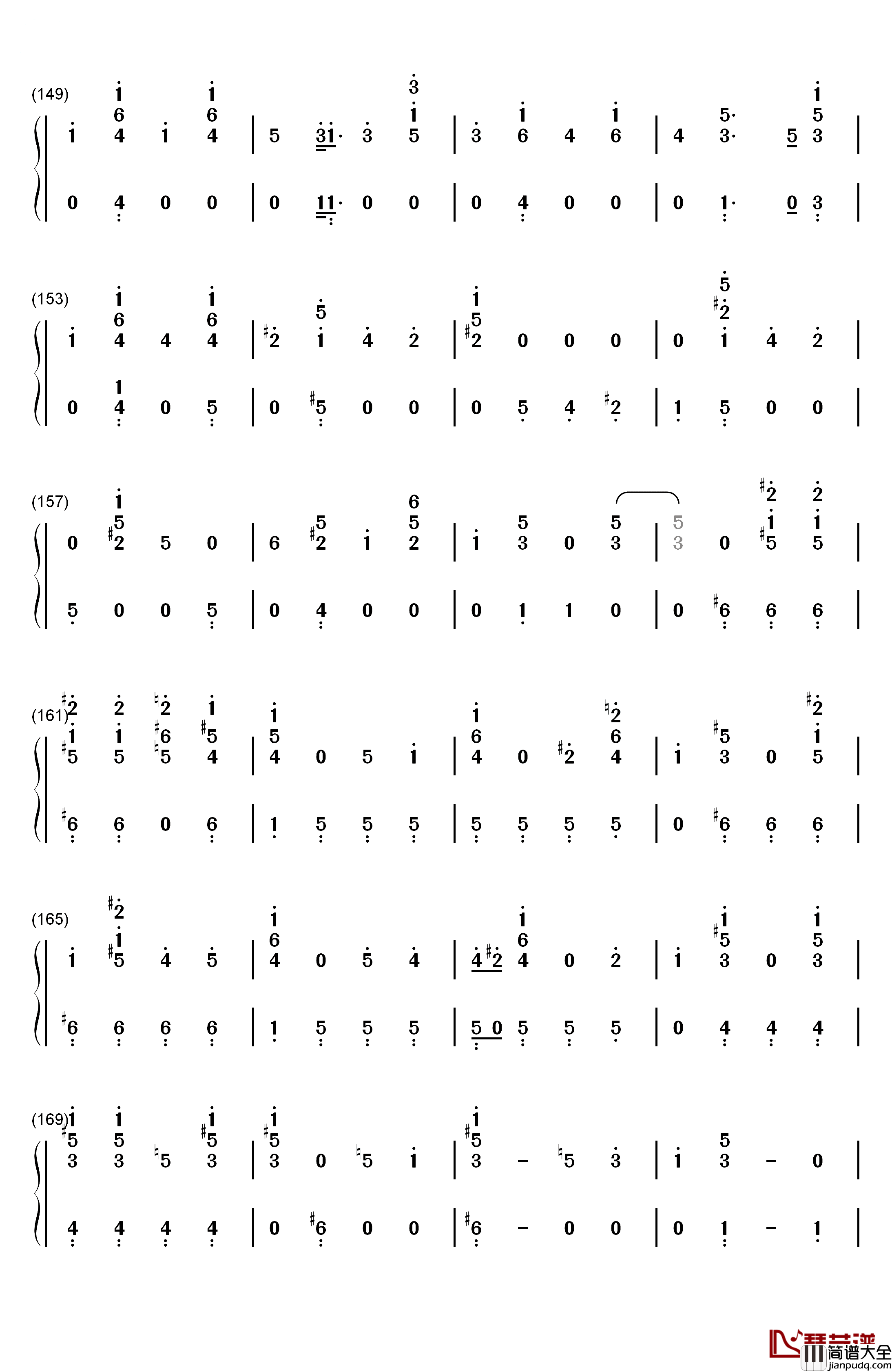 I_Don't_Know钢琴简谱_数字双手_Paul_McCartney