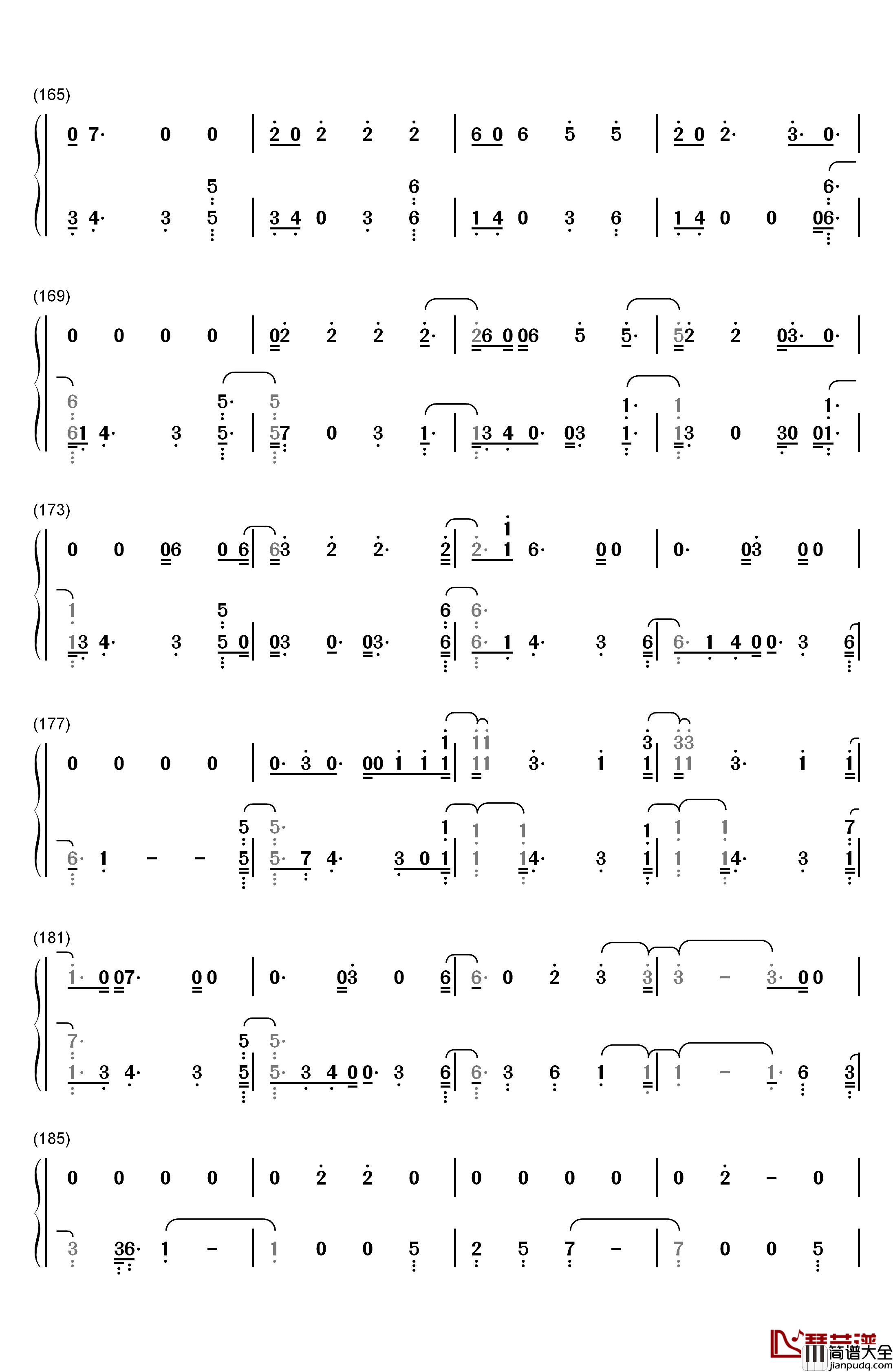 If_I'm_Lucky钢琴简谱_数字双手_Jason_Derulo