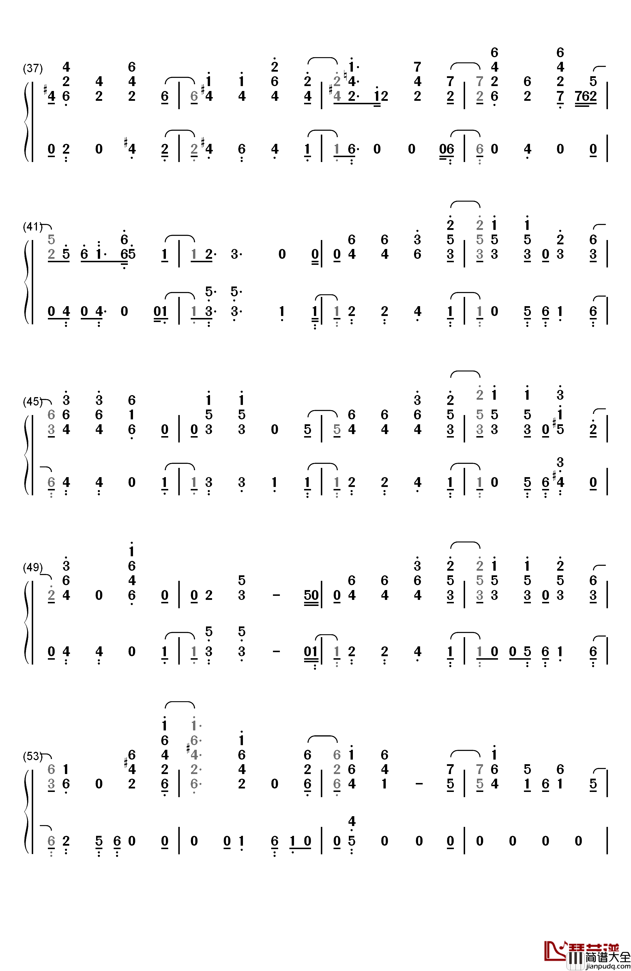 Change钢琴简谱_数字双手_Charlie_Puth_James_Taylor