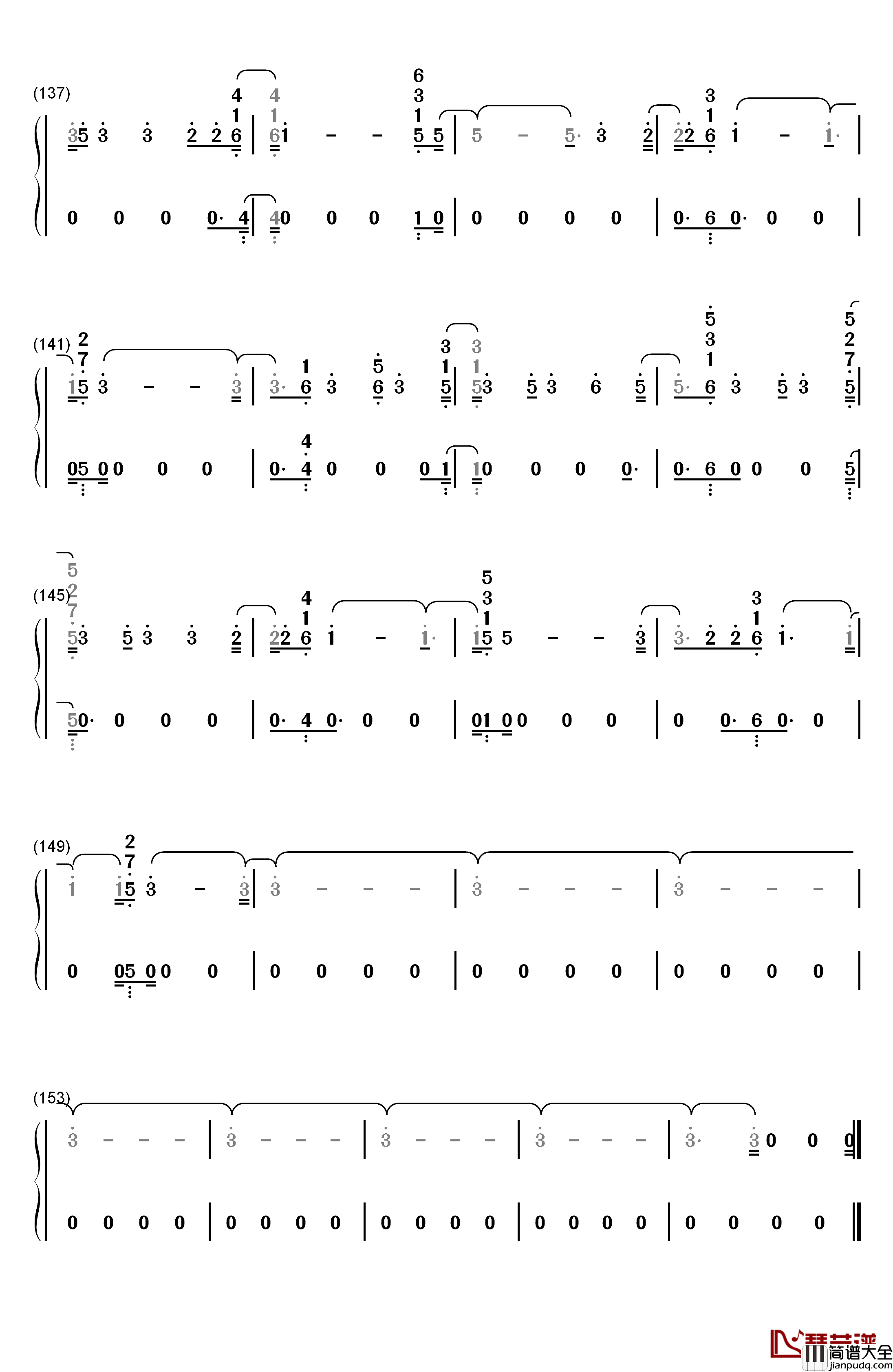 Learn_To_Let_Go钢琴简谱_数字双手_Kesha