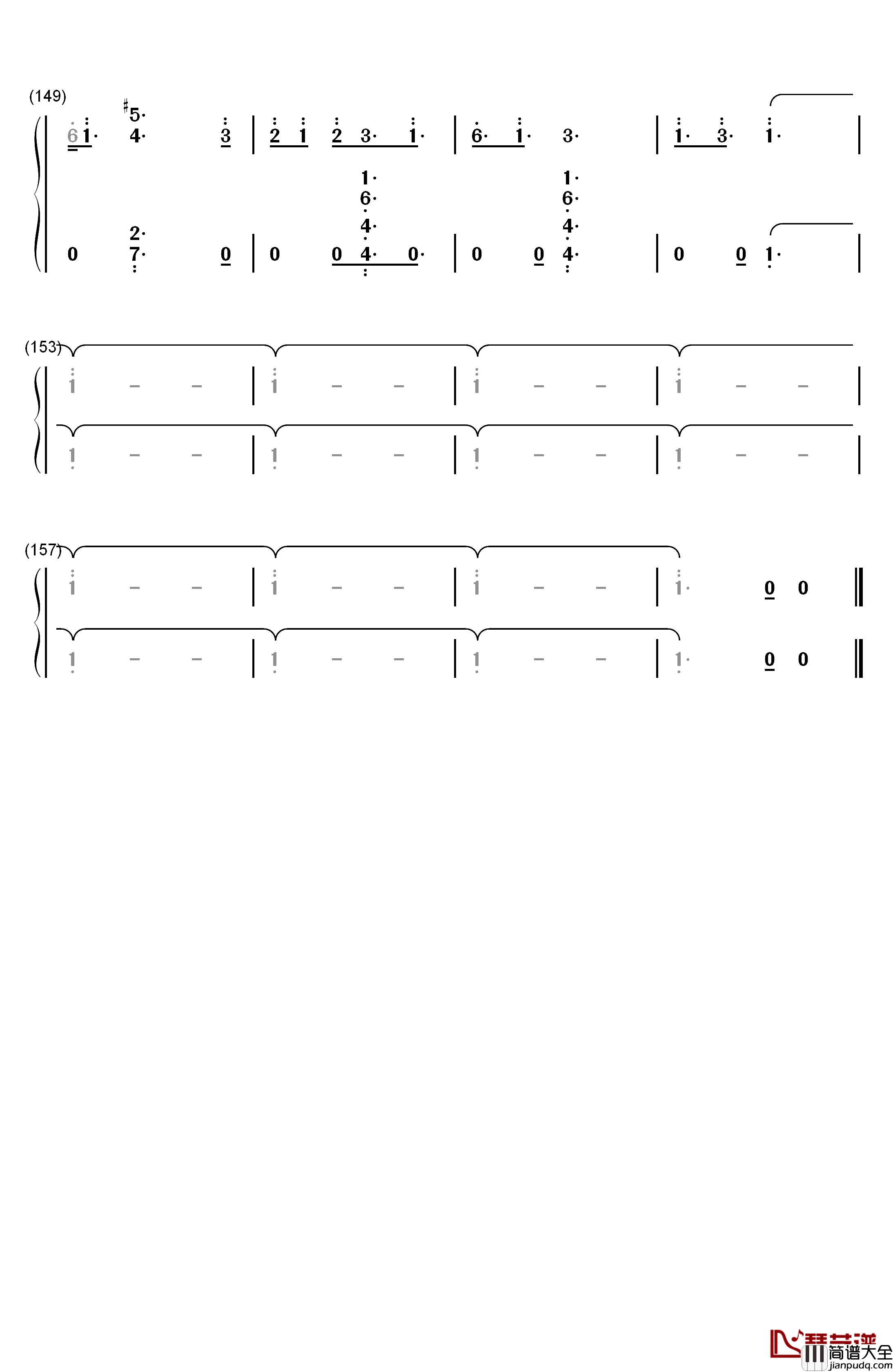 Hard_To_Love钢琴简谱_数字双手_Calvin_Harris