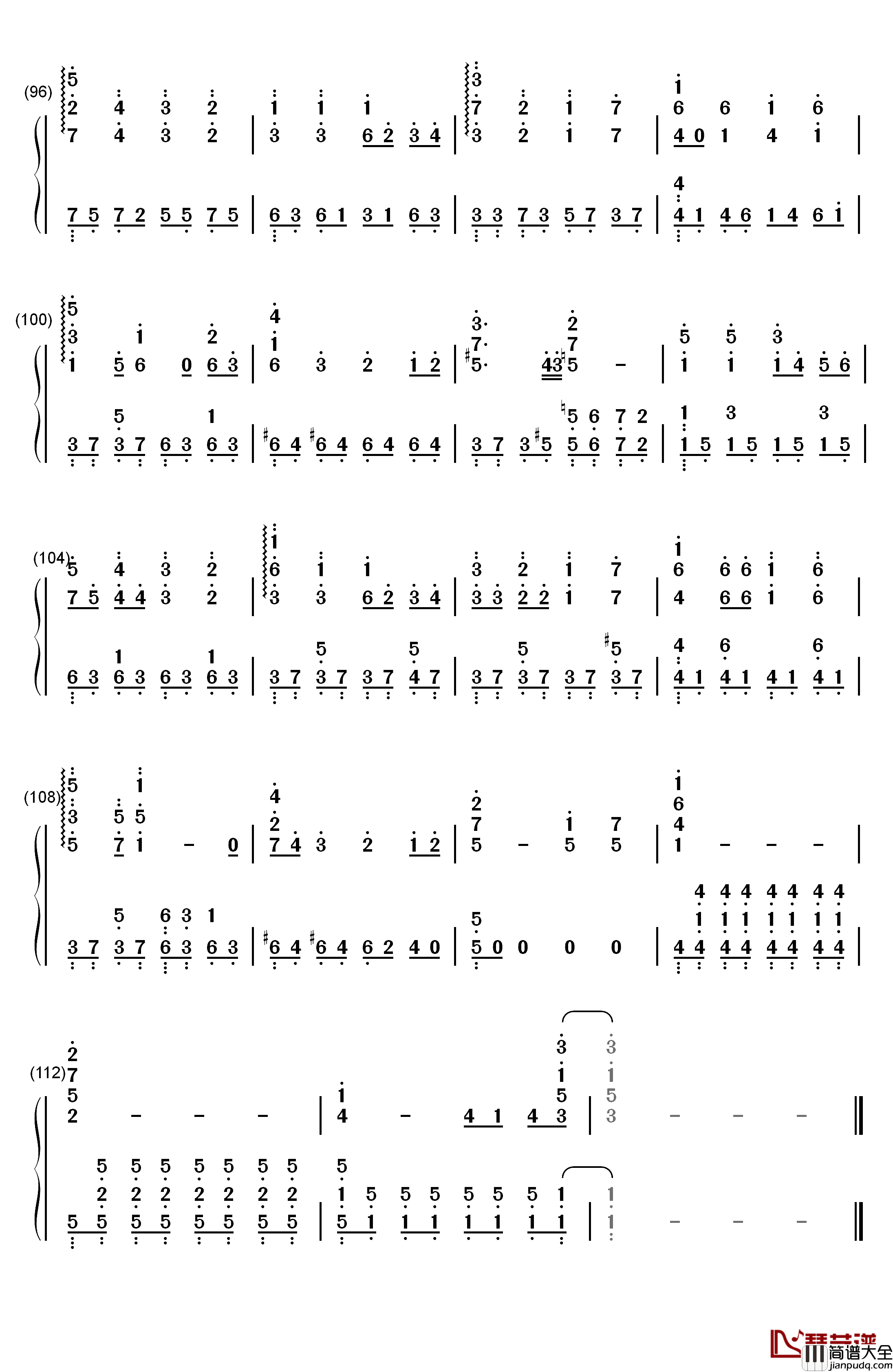 渐渐被你吸引钢琴简谱_数字双手_FIELD_OF_VIEW