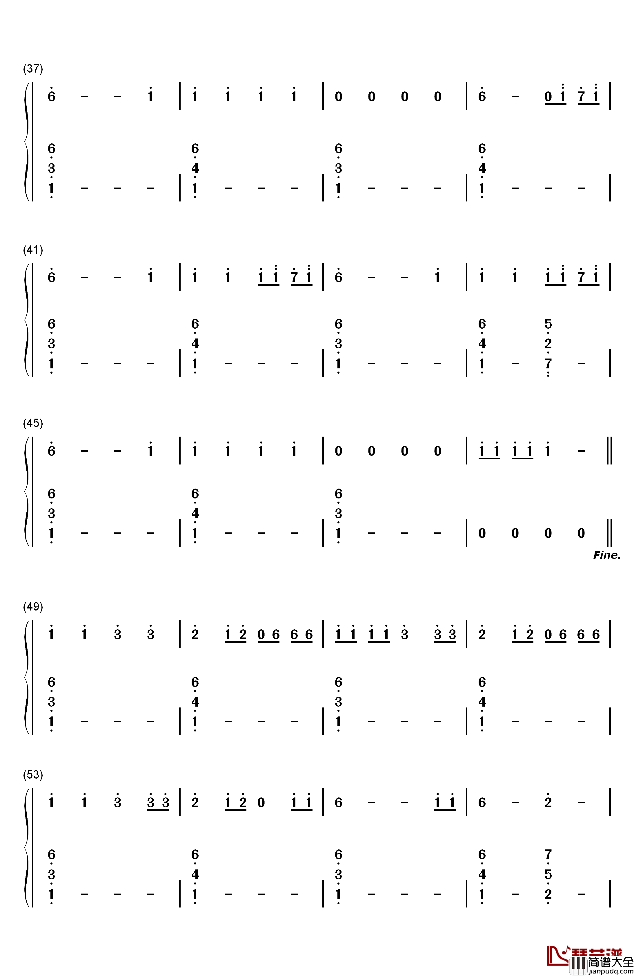 False_Alarm钢琴简谱_数字双手_The_Weeknd