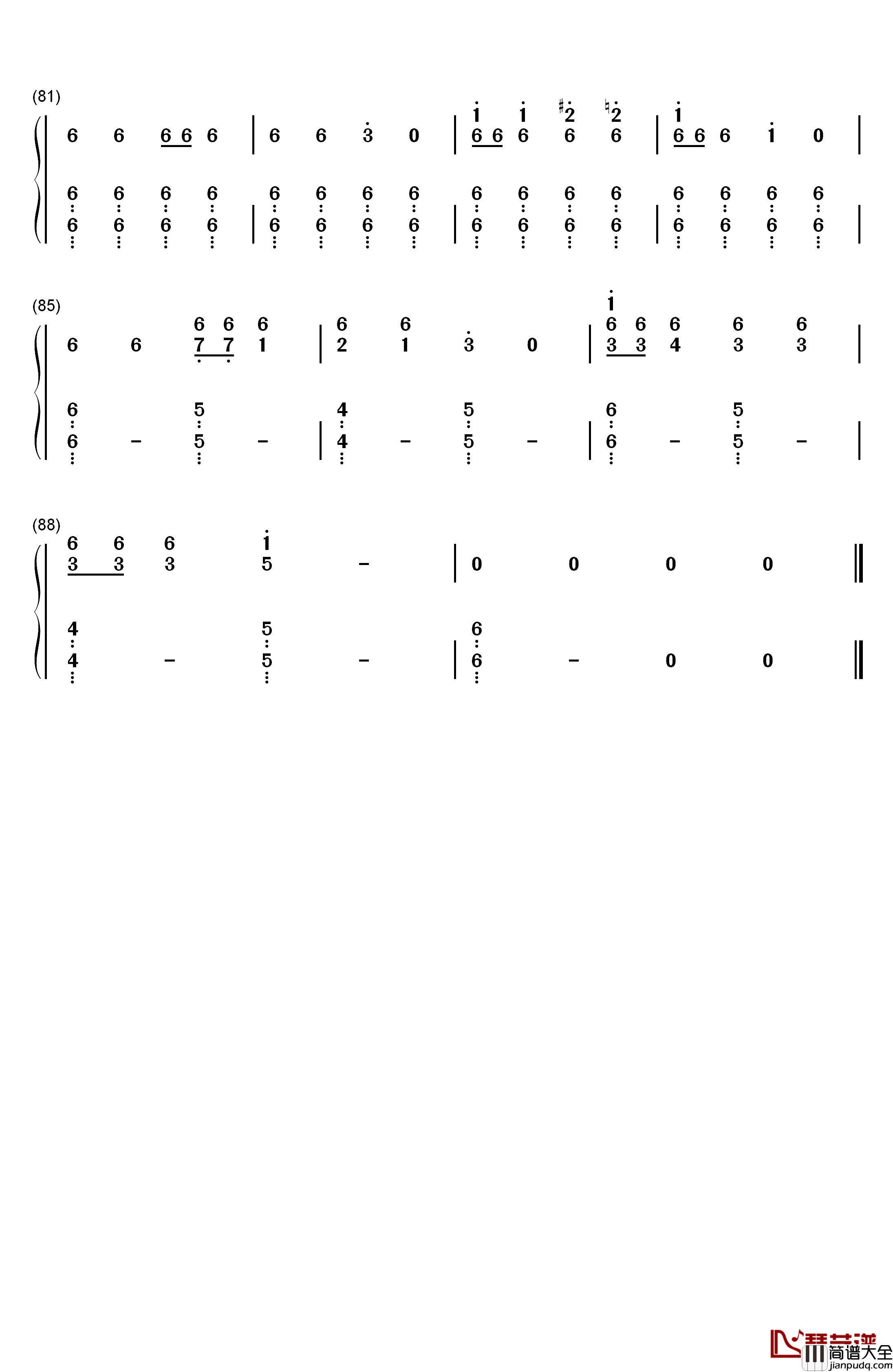 Los!_Los!_Los!钢琴简谱_数字双手_谭雅•提古雷查夫（CV：悠木碧）