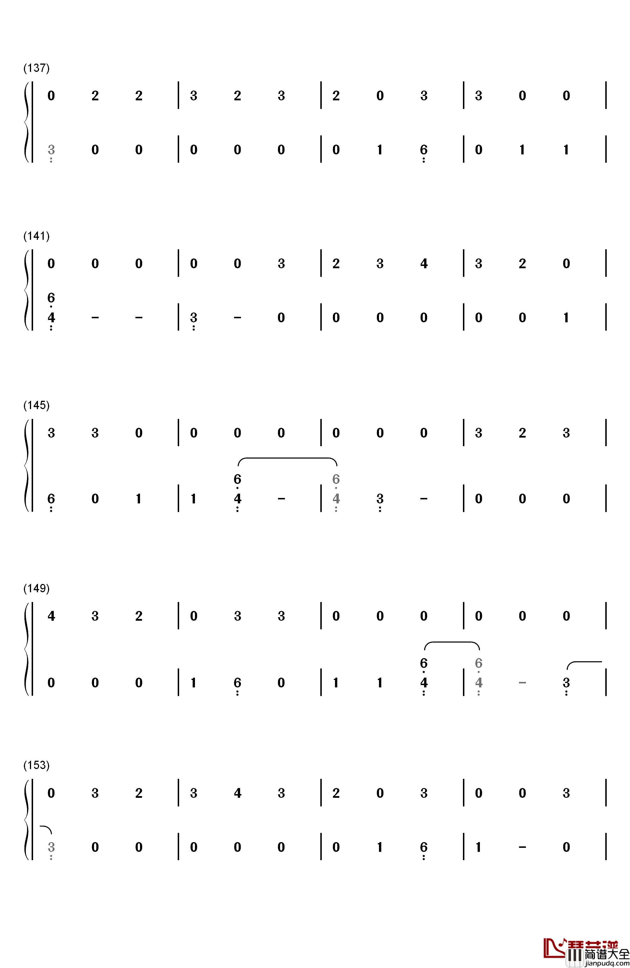 Havana钢琴简谱_数字双手_Camila_Cabello