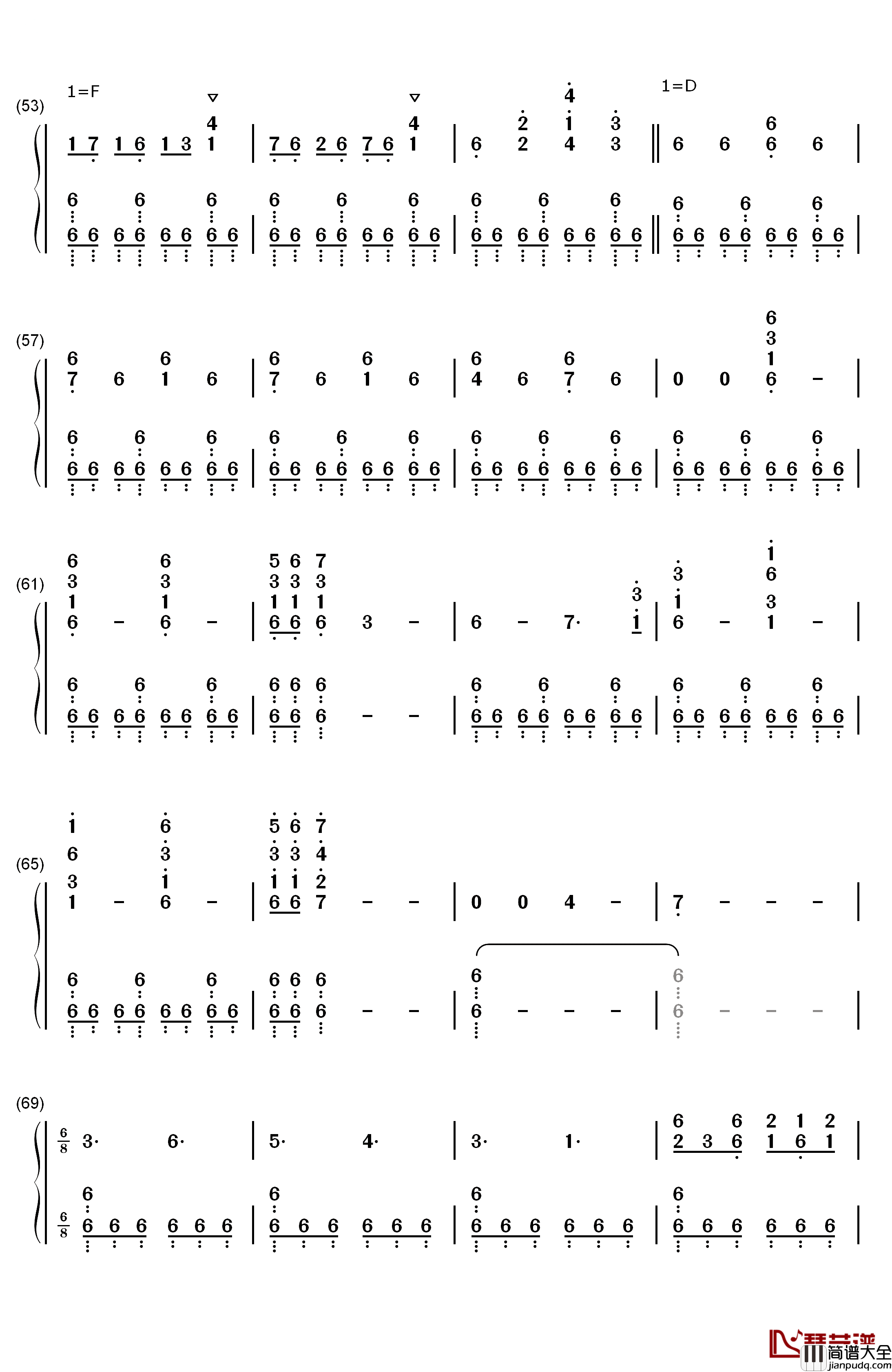 Forge钢琴简谱_数字双手_Alan_Silvestri