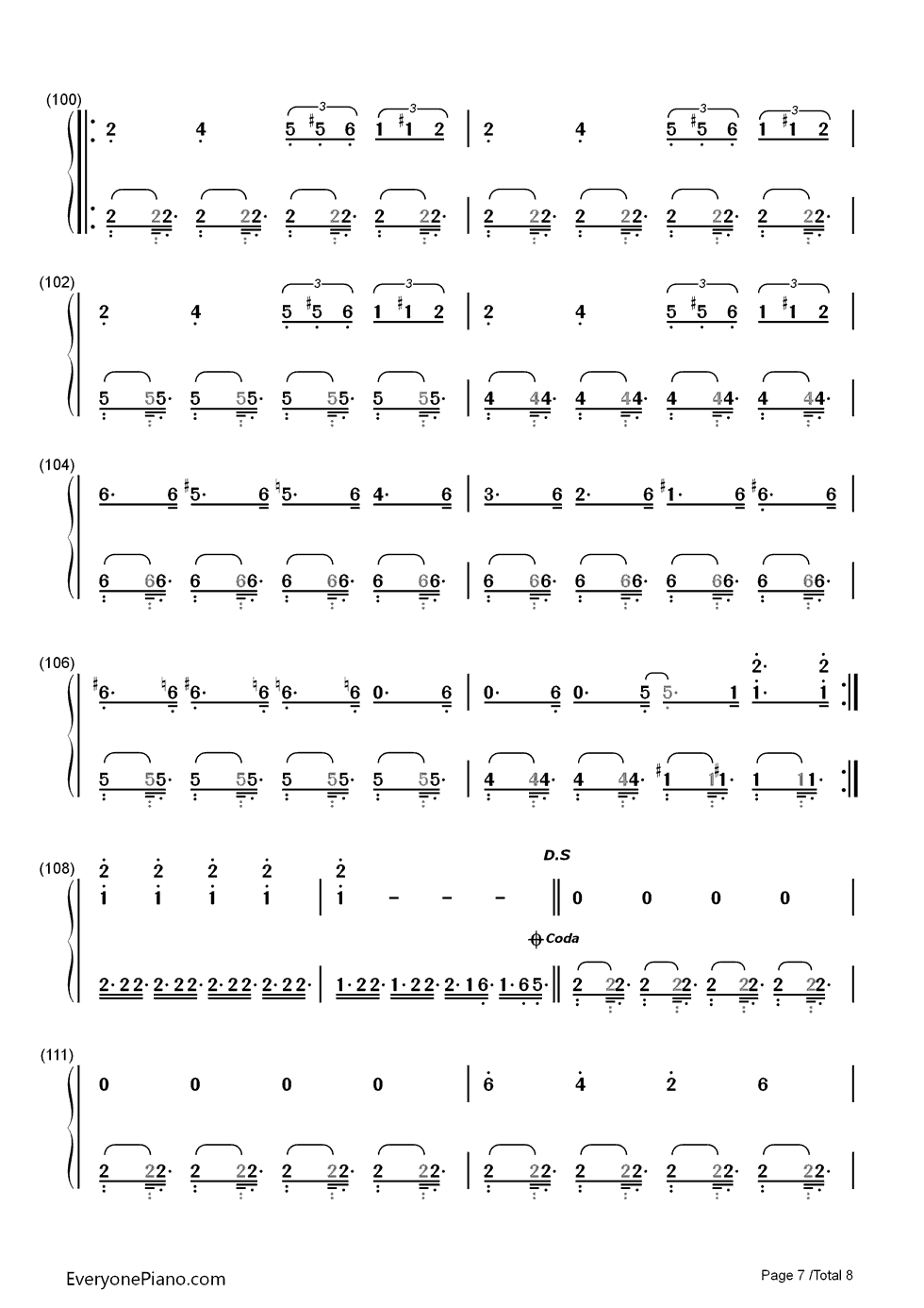 Uprising钢琴简谱_数字双手_Muse