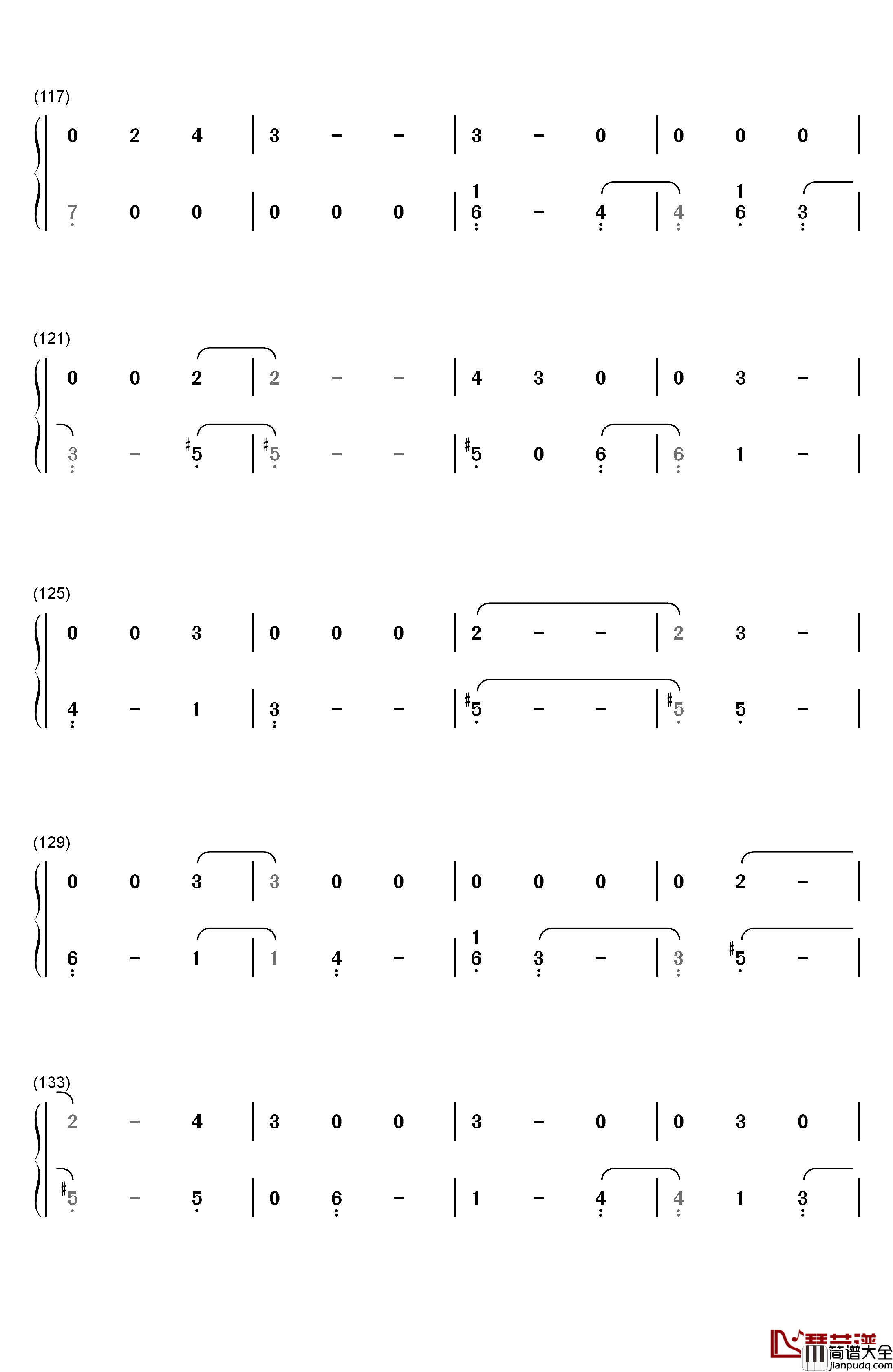 Havana钢琴简谱_数字双手_Camila_Cabello