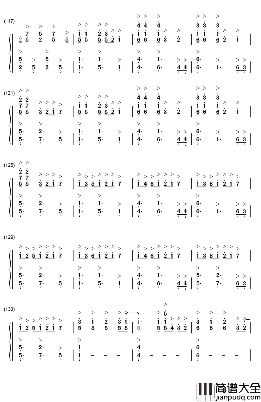 Wavin'_Flag钢琴简谱_数字双手_K'Naan