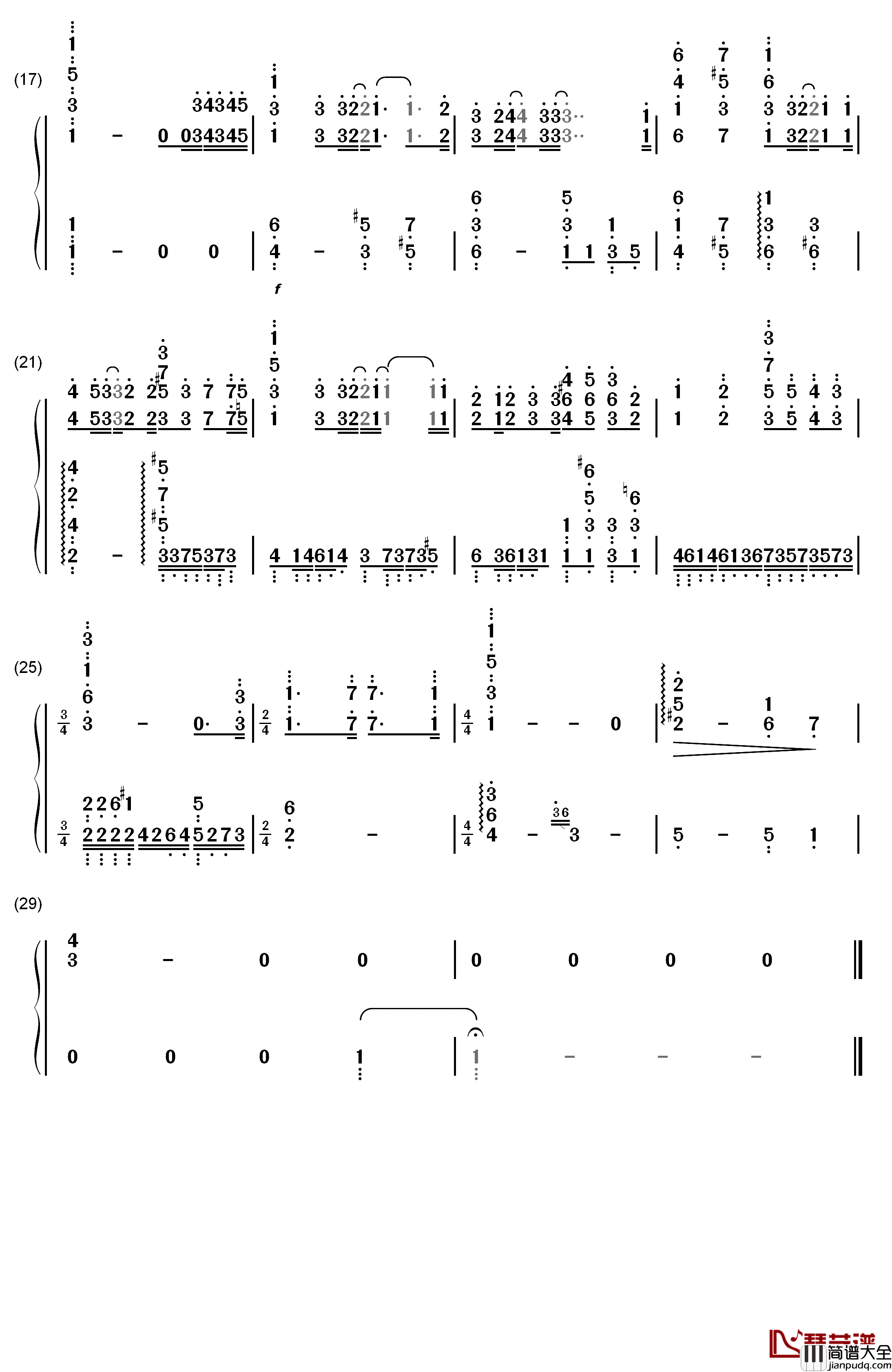 Departures_~あなたにおくるアイの歌~钢琴简谱_数字双手_EGOIST