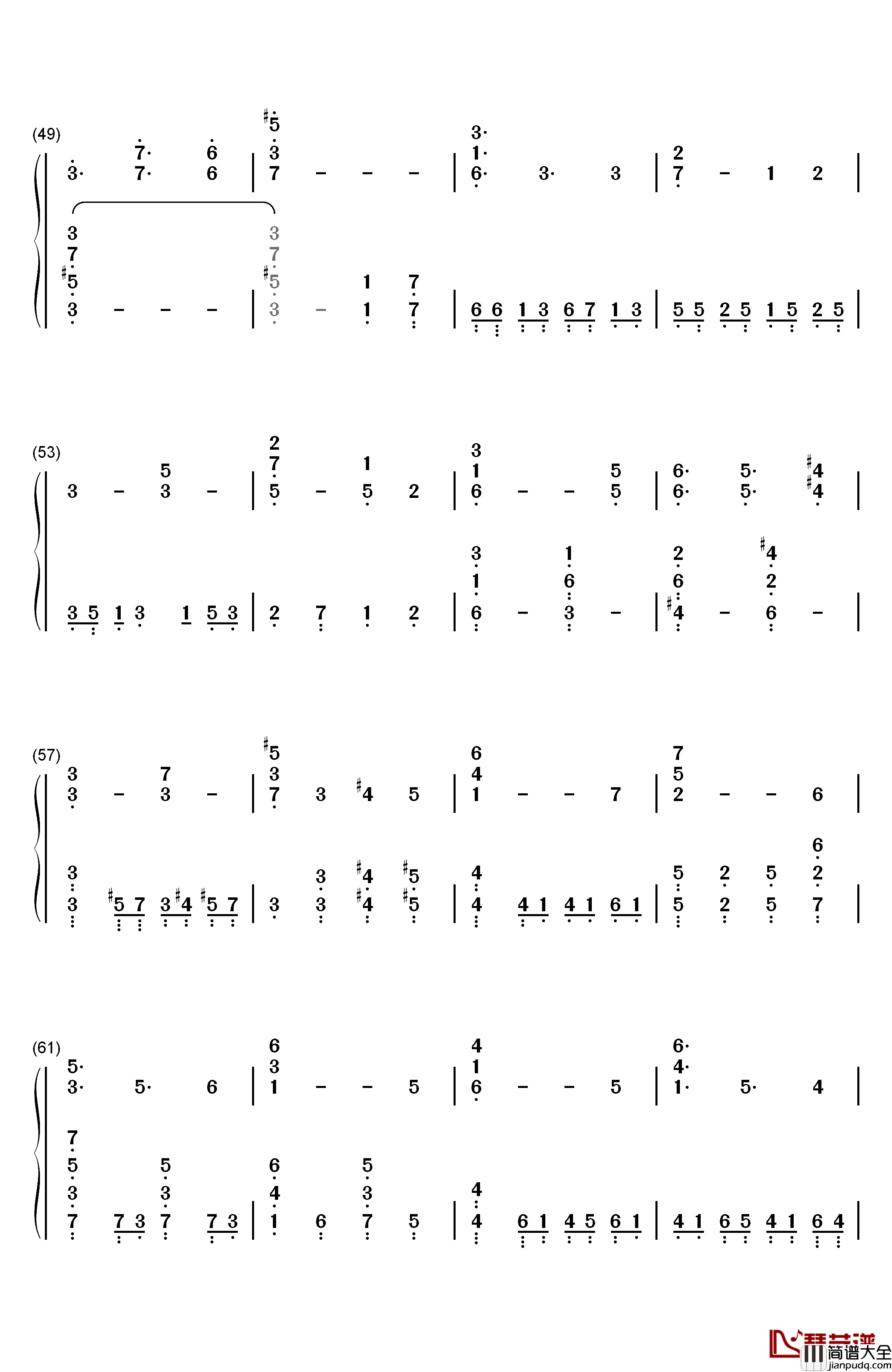 Luminous_Sword钢琴简谱_数字双手_梶浦由记