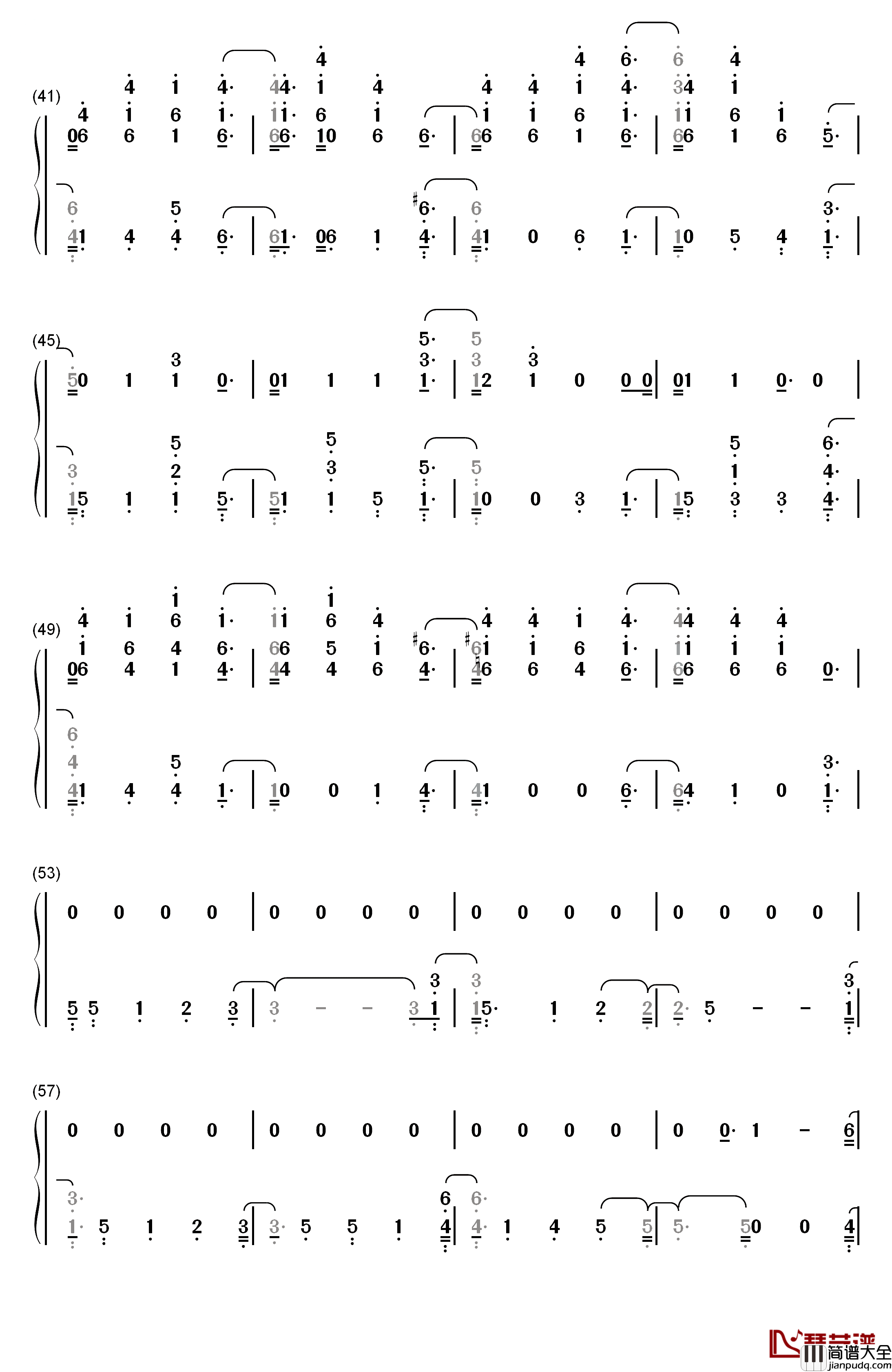 We_Are钢琴简谱_数字双手_Noah_Cyrus_MO