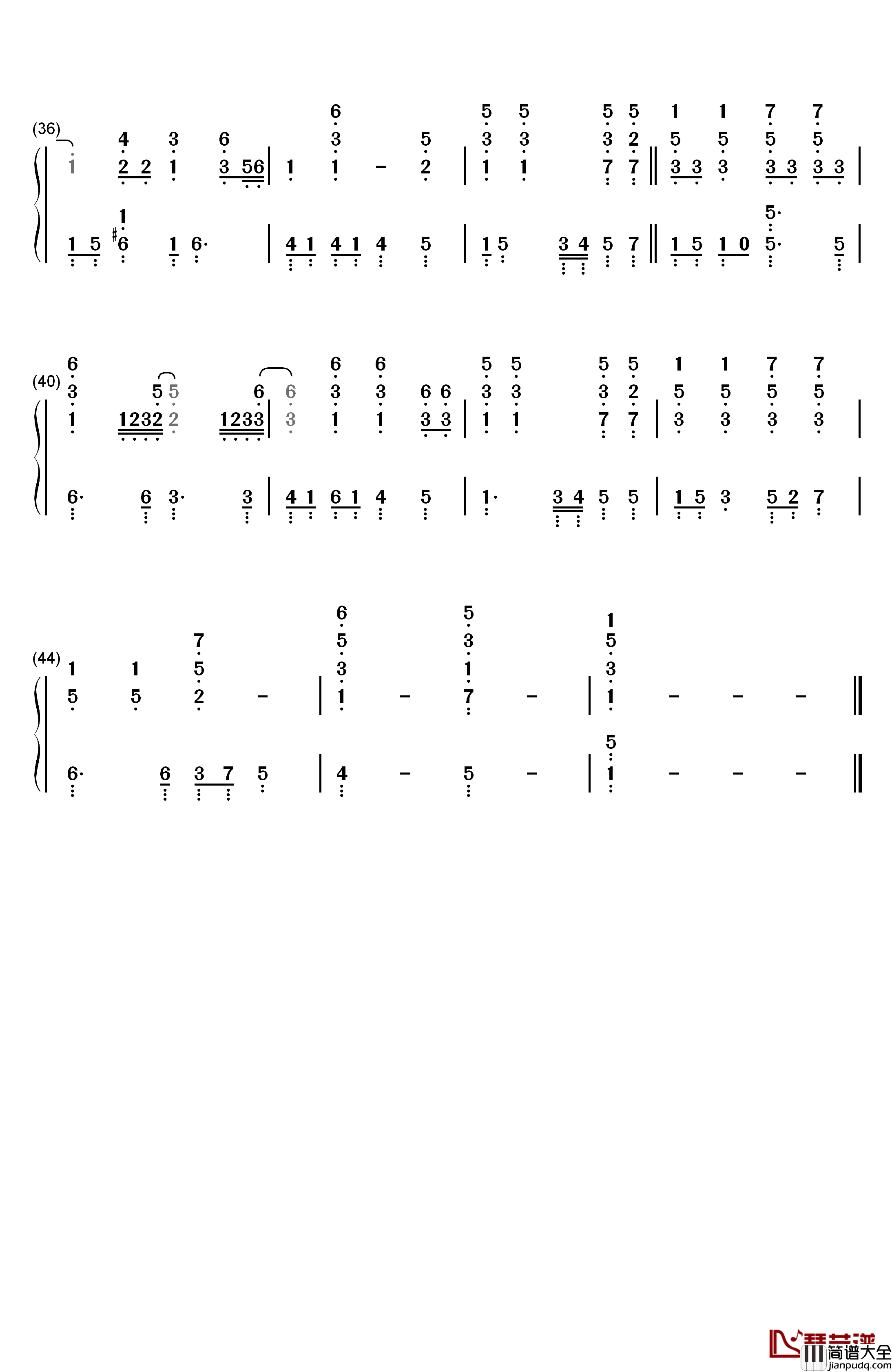 Home钢琴简谱_数字双手_Michael_Buble