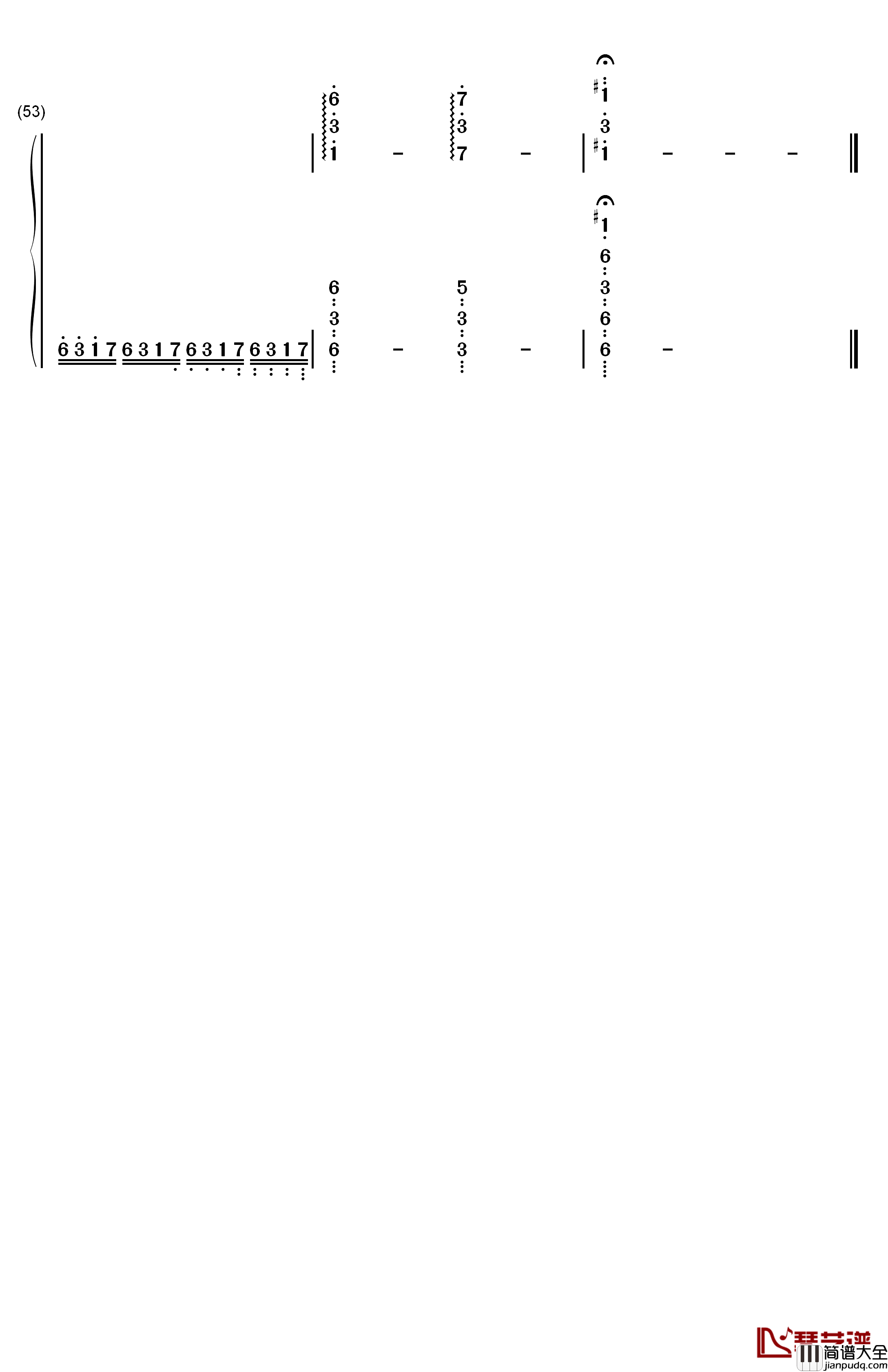 铁血丹心钢琴简谱_数字双手_罗文__甄妮