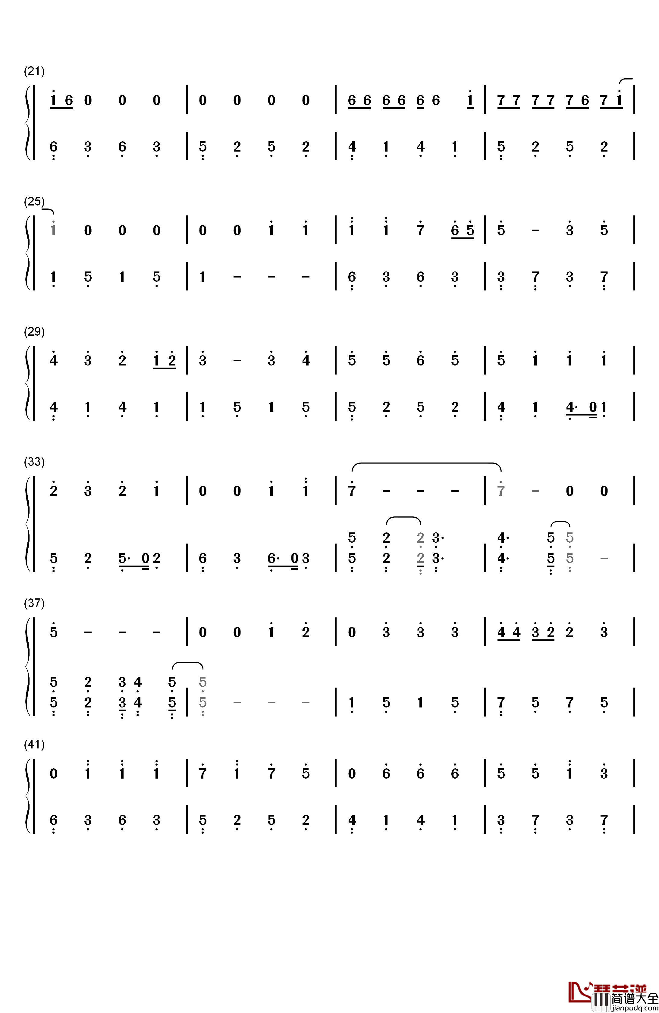 ジコチュー乃版本46钢琴简谱_数字双手_乃木坂46