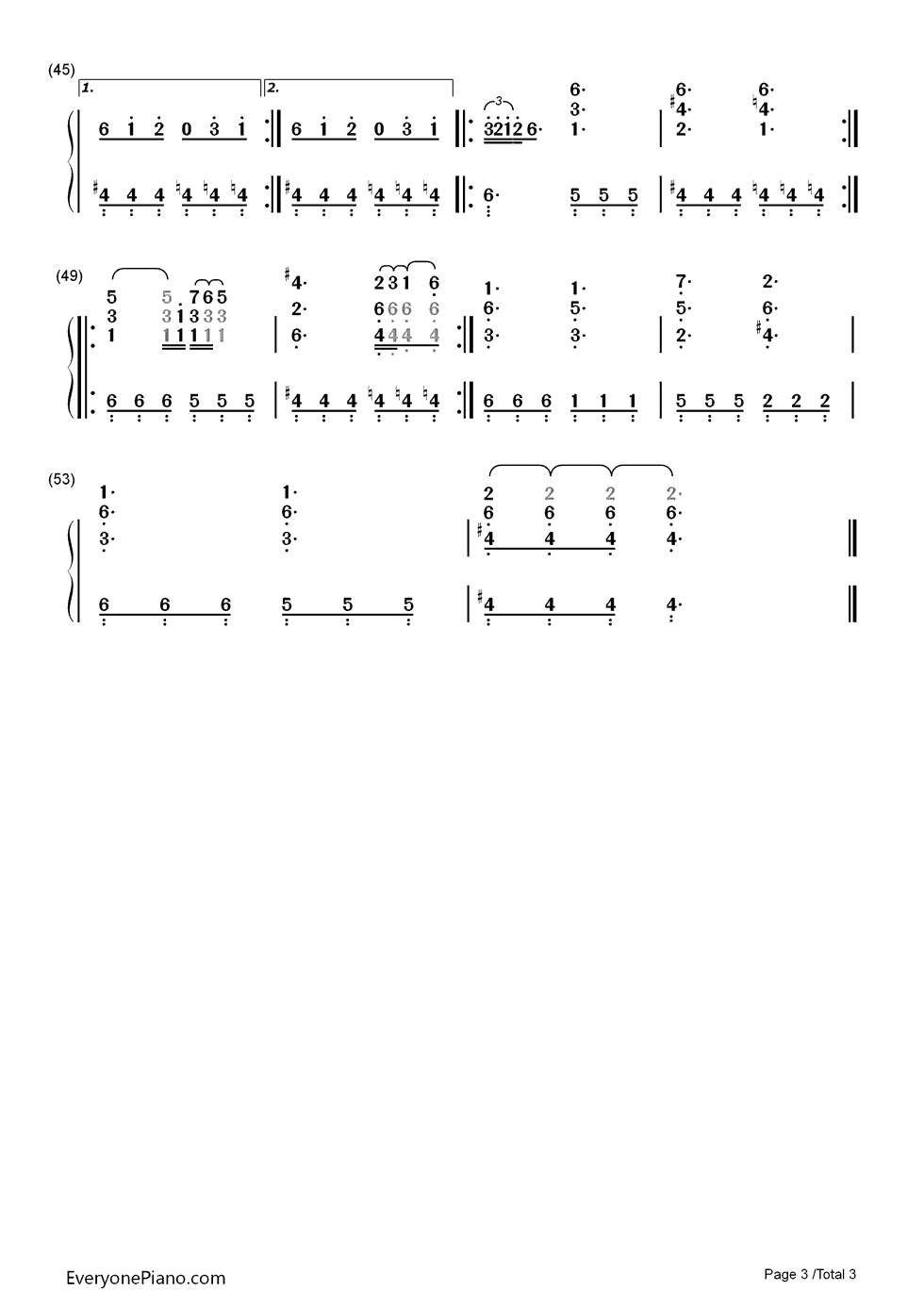 Earned_It钢琴简谱_数字双手_The_Weeknd