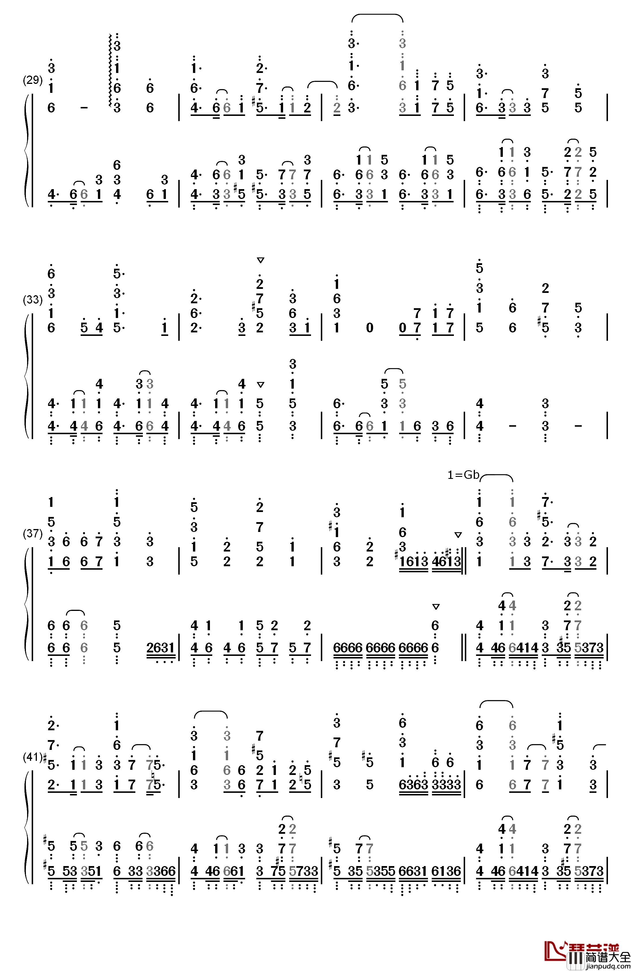 絶体絶命钢琴简谱_数字双手_Cö_shu_Nie