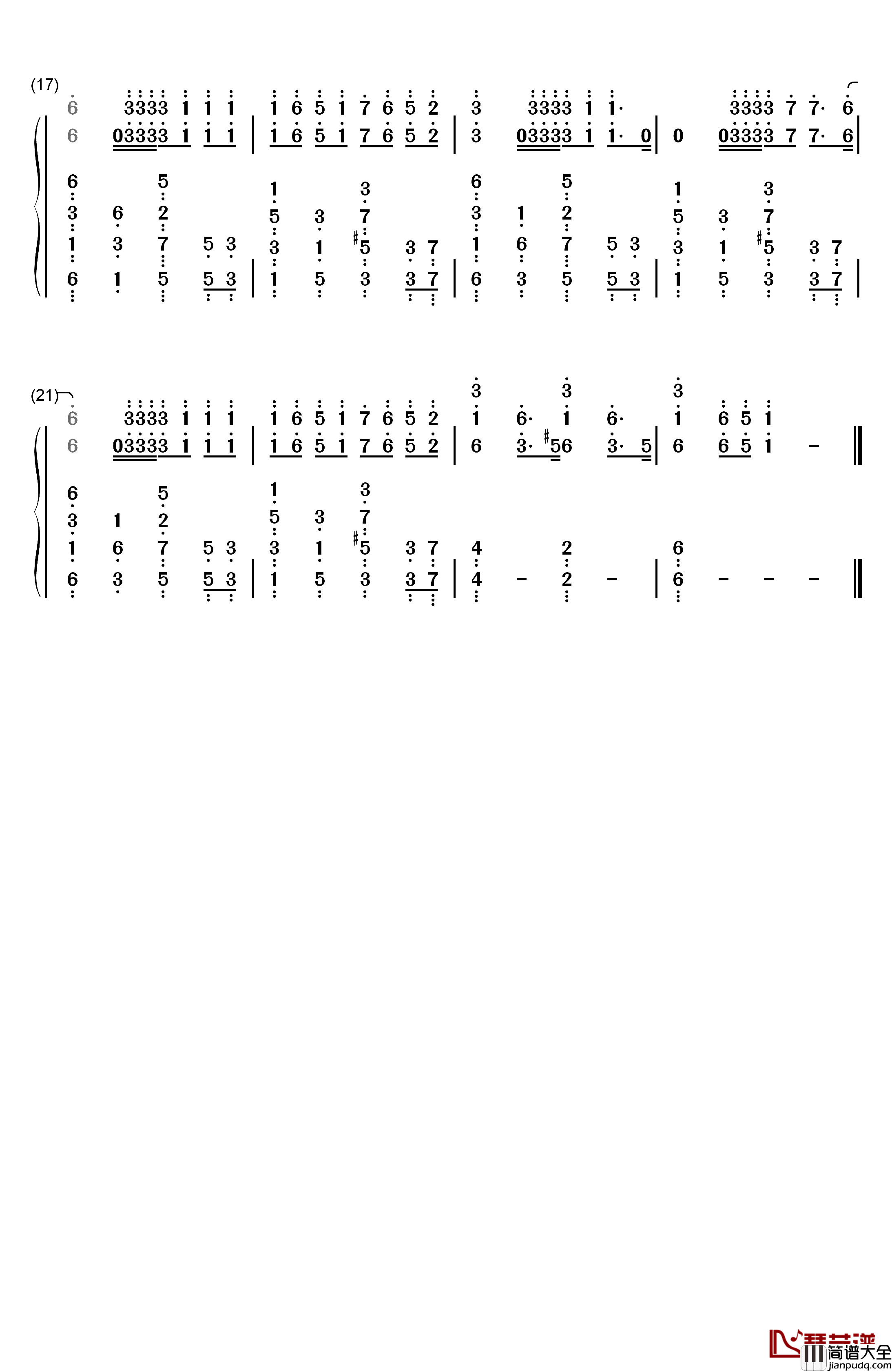 Stressed_Out简单版钢琴简谱_数字双手_Twenty_One_Pilots