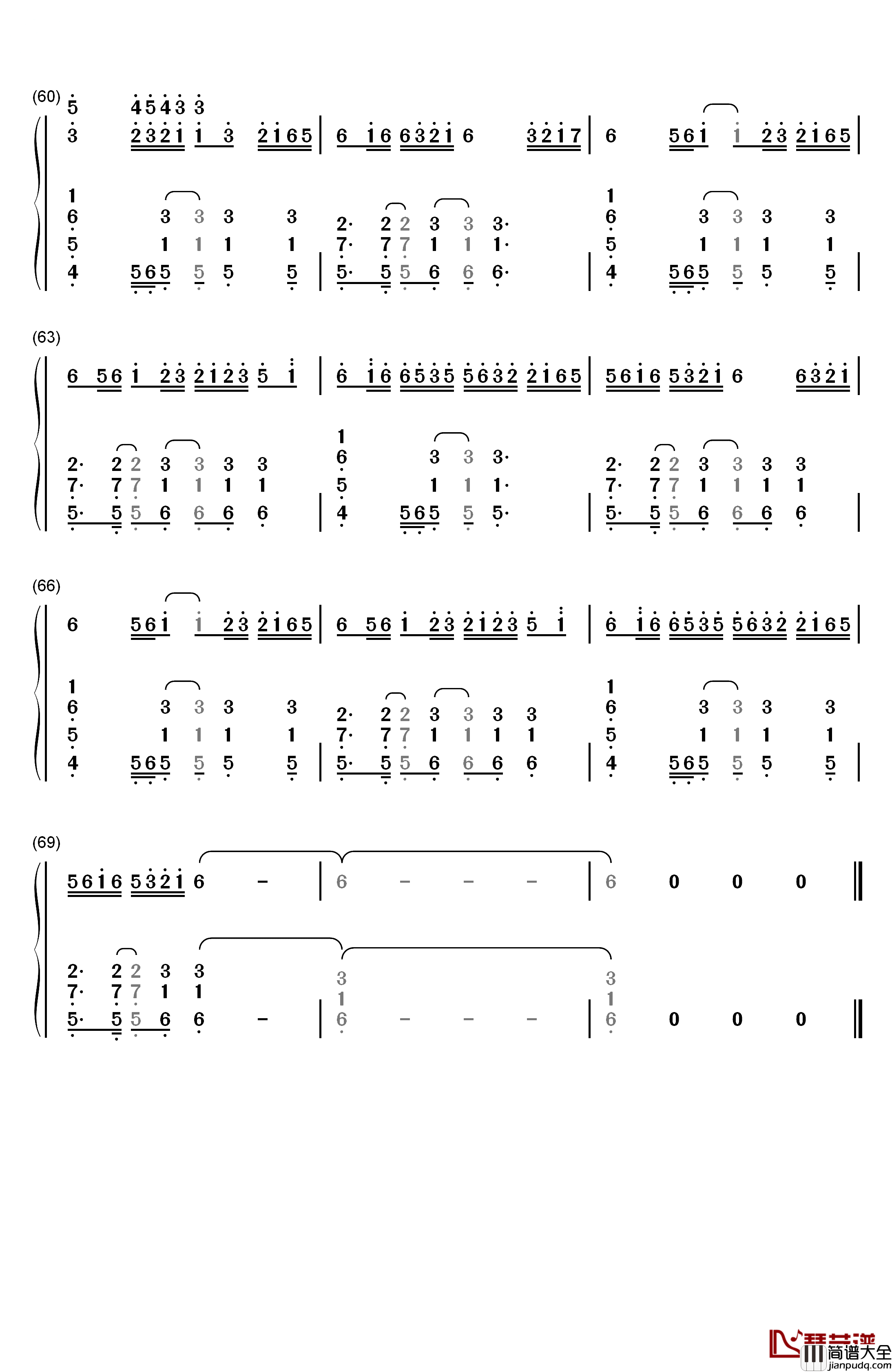 Galway_Girl钢琴简谱_数字双手_Ed_Sheeran