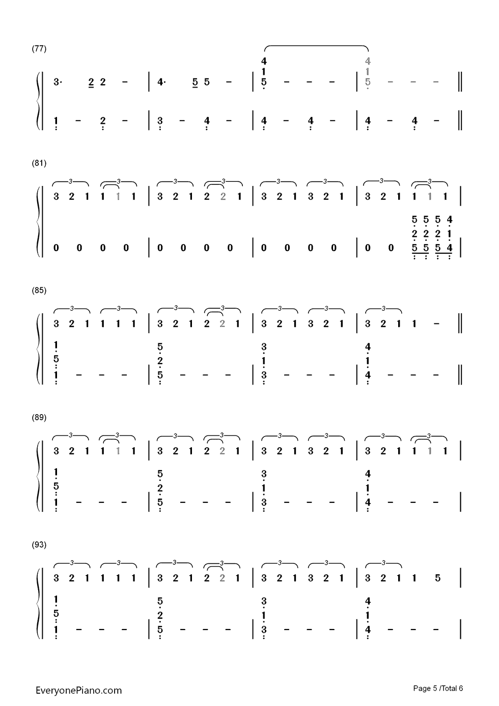 Good_Girls钢琴简谱_数字双手_5_Seconds_of_Summer