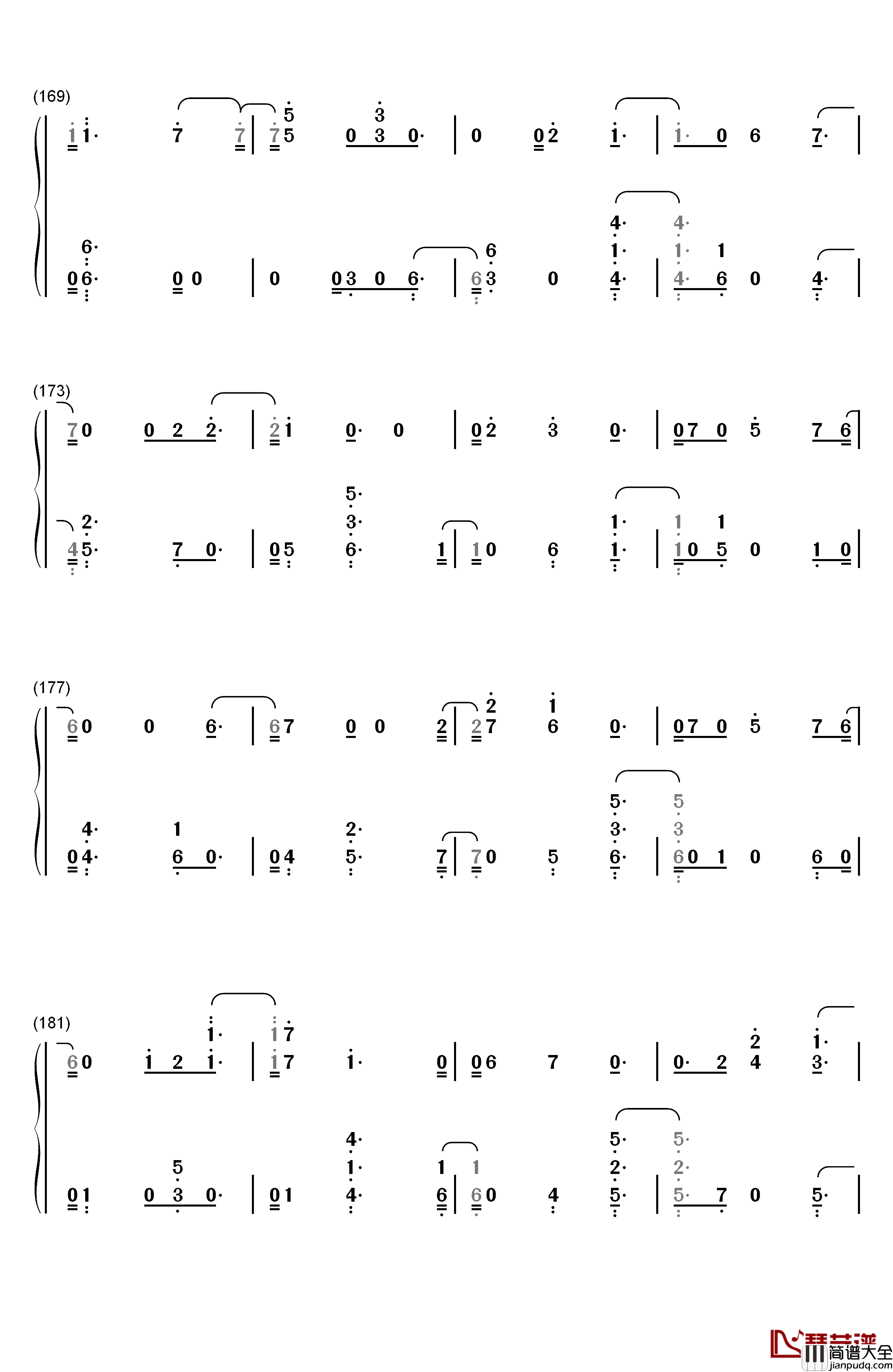 Hola_Hola钢琴简谱_数字双手_KARD