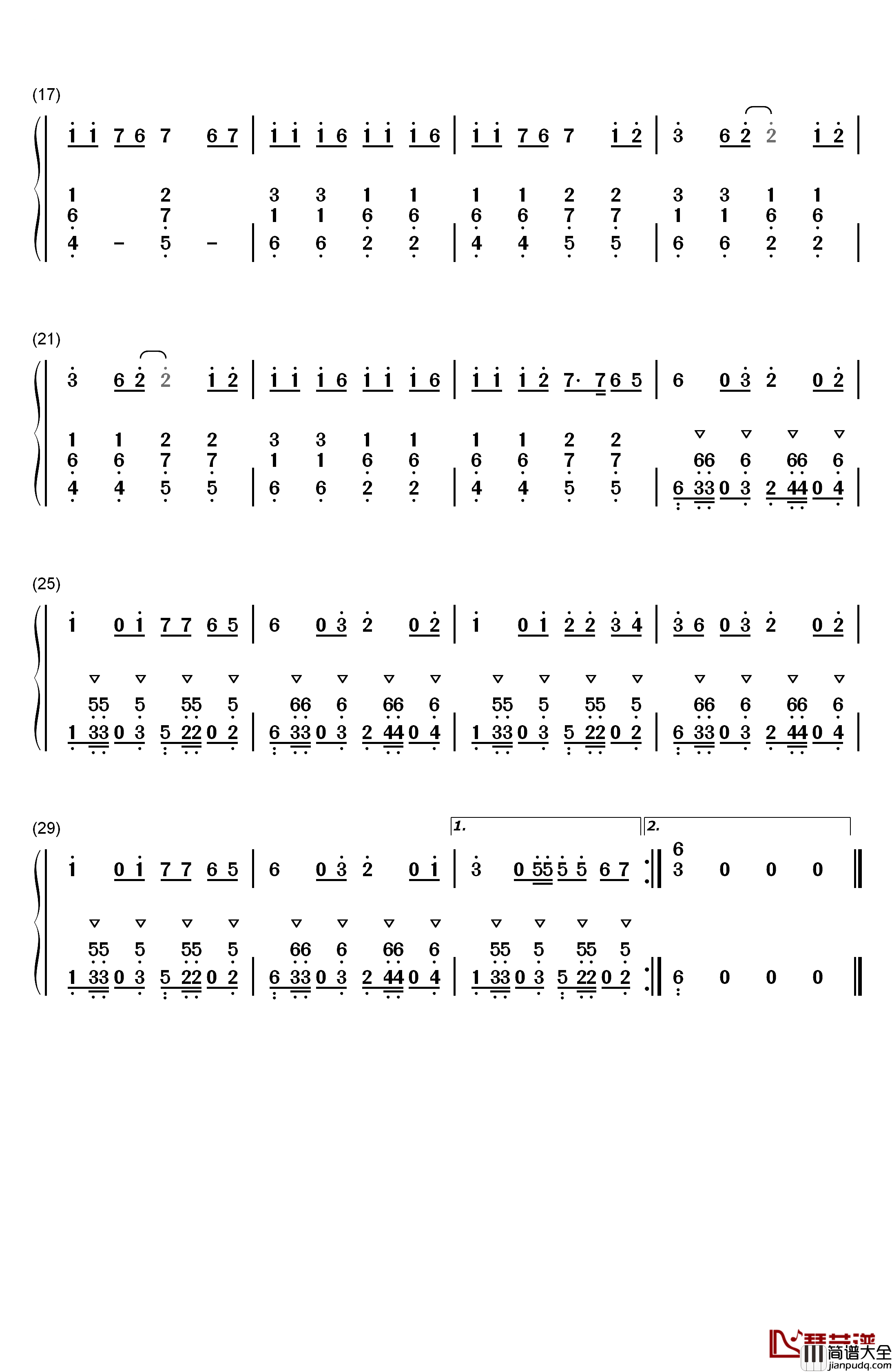 Panama钢琴简谱_数字双手_Matteo