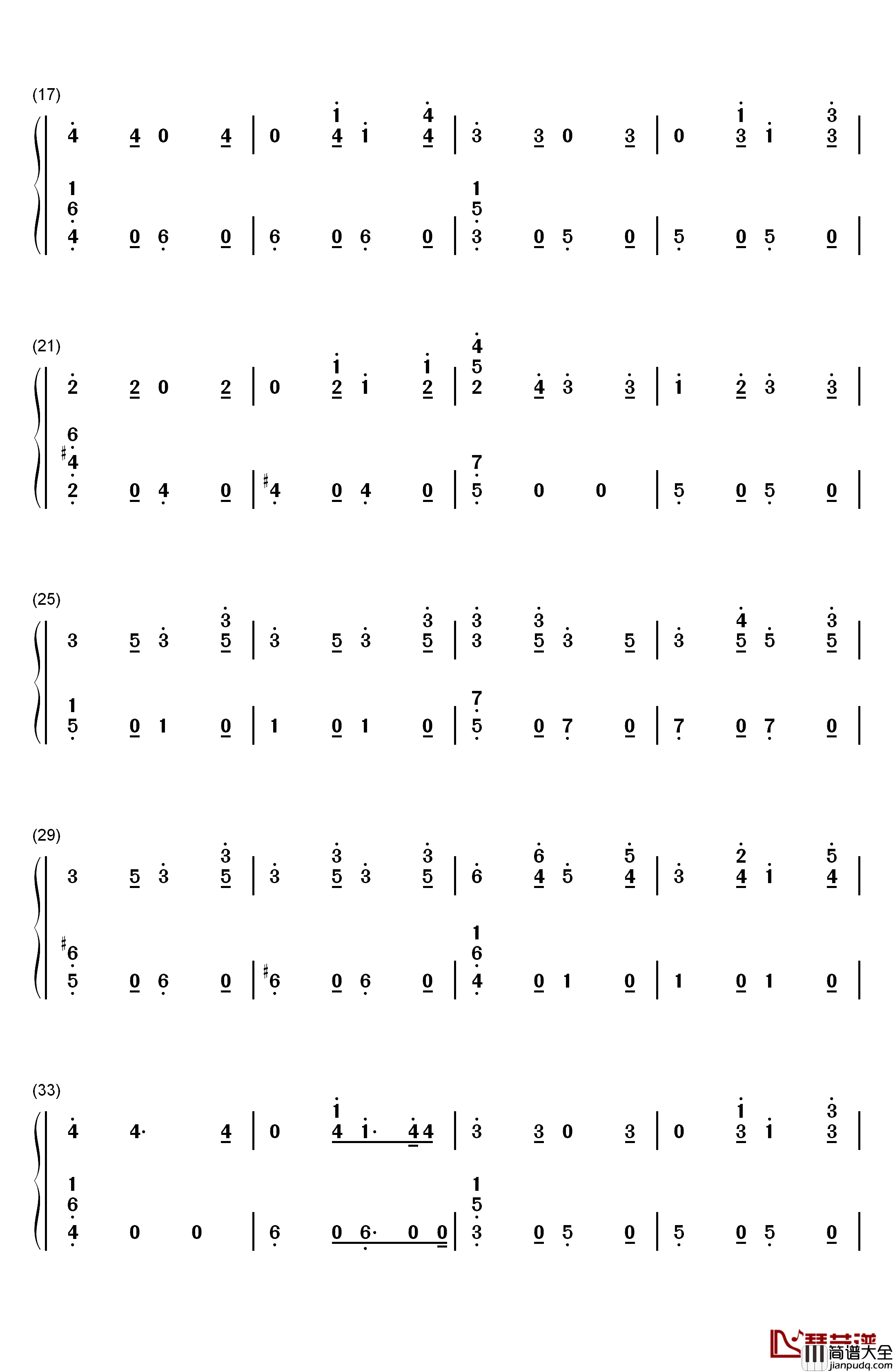 Candy_Cane_Lane钢琴简谱_数字双手_Sia