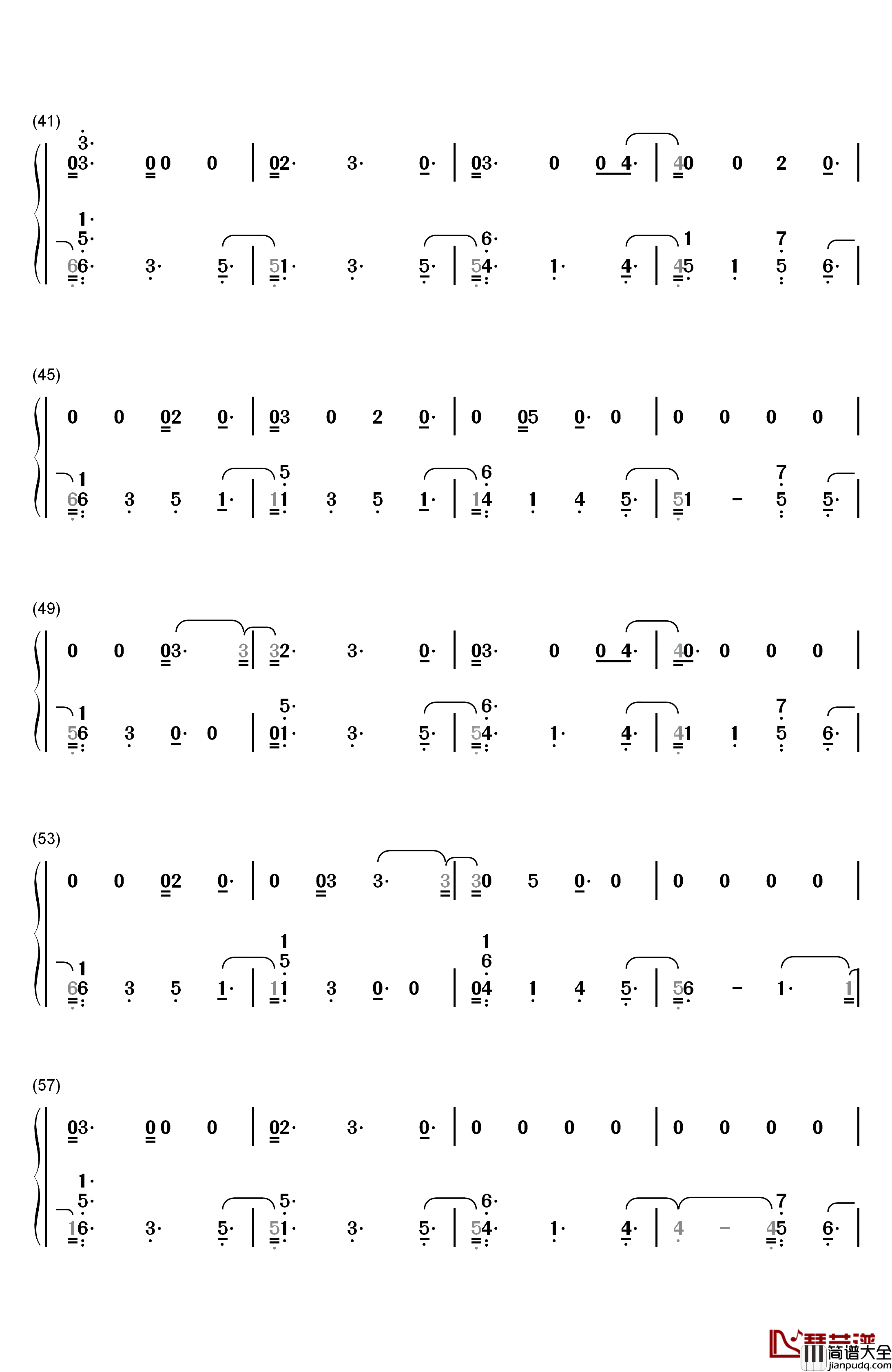 Friends钢琴简谱_数字双手_Marshmello_Anne_Marie