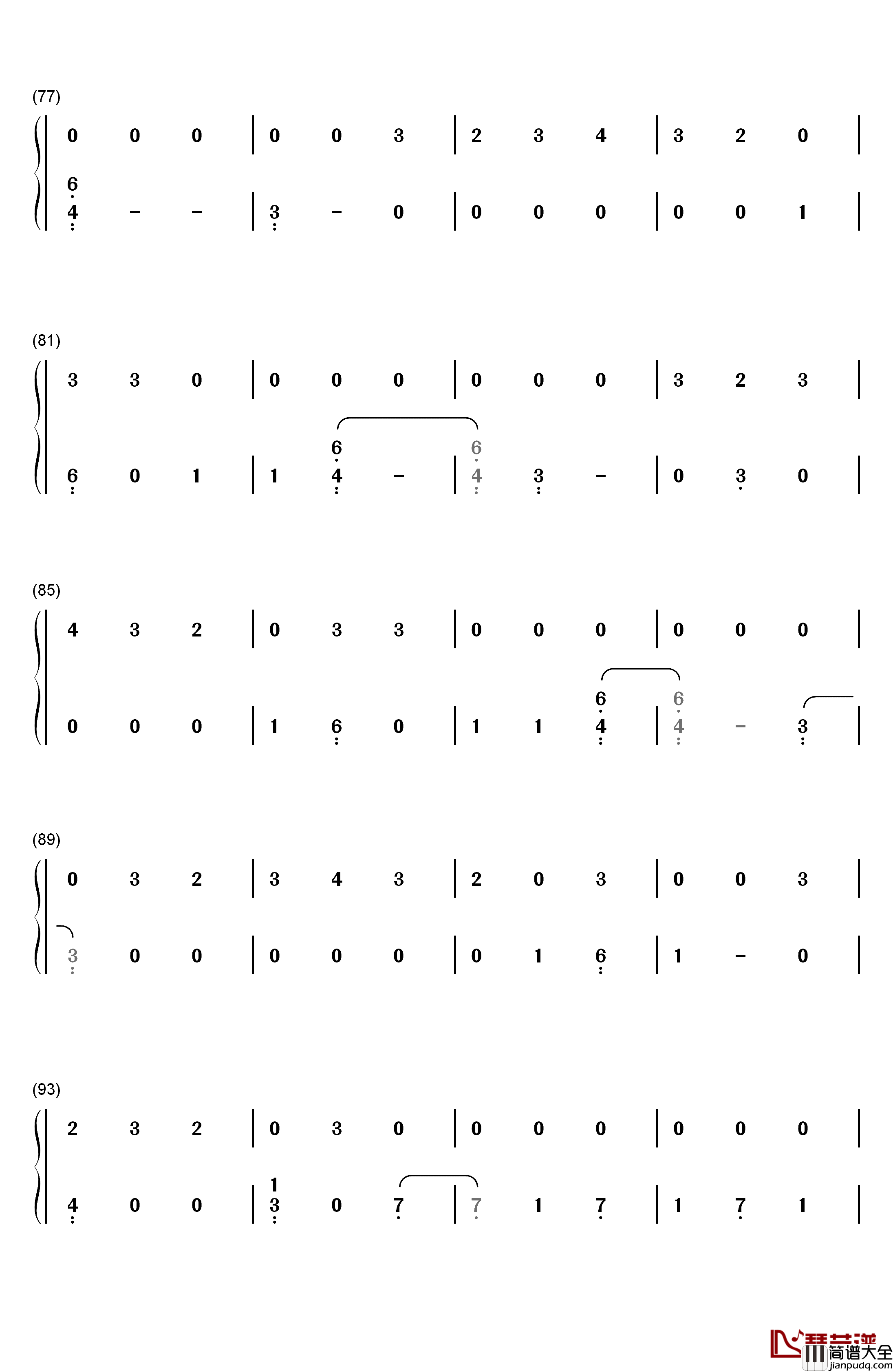 Havana钢琴简谱_数字双手_Camila_Cabello