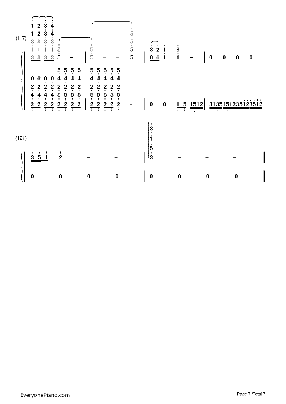 永远的朋友钢琴简谱_数字双手_孙楠__张惠妹