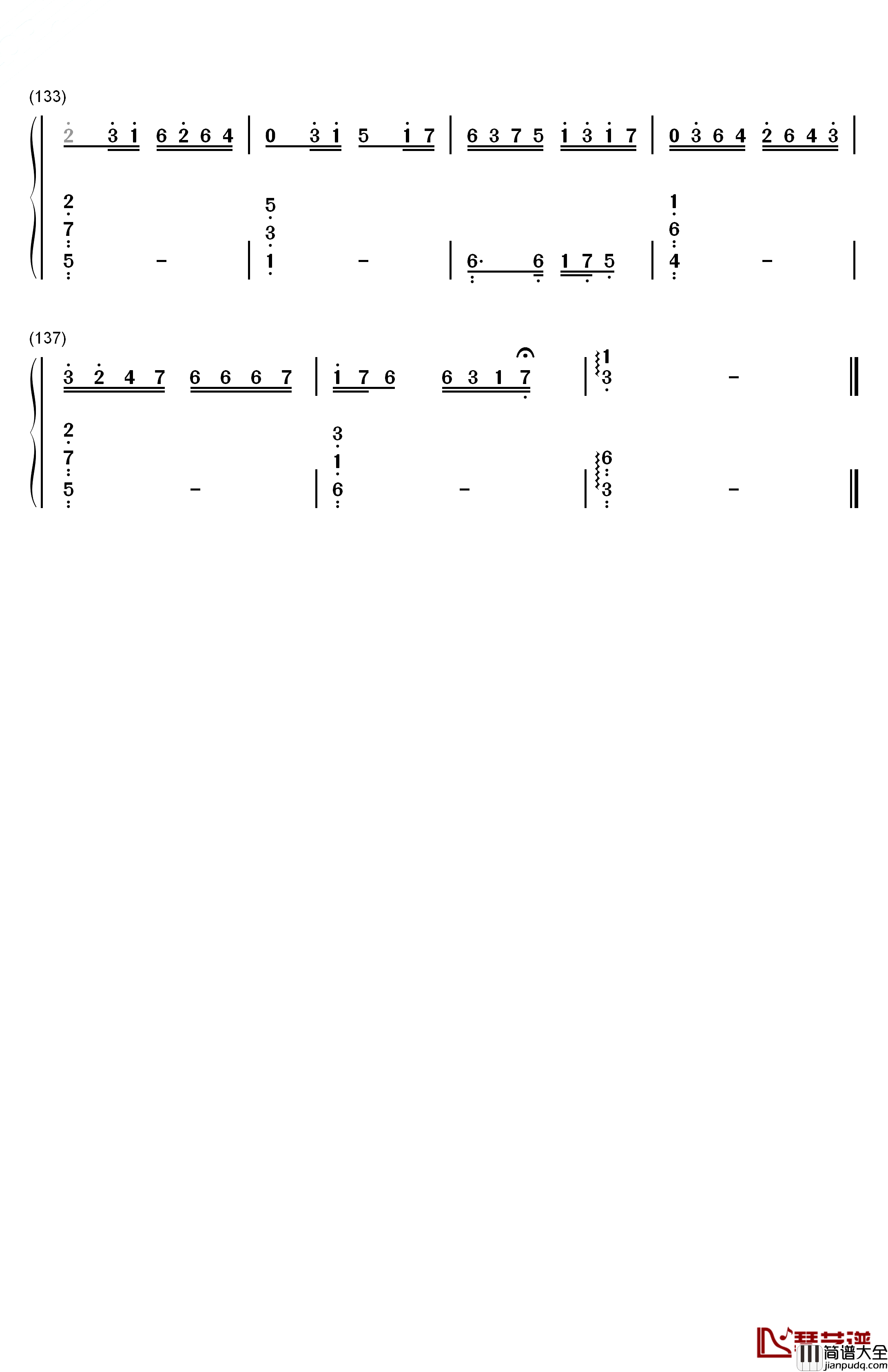 绅士钢琴简谱_数字双手_薛之谦