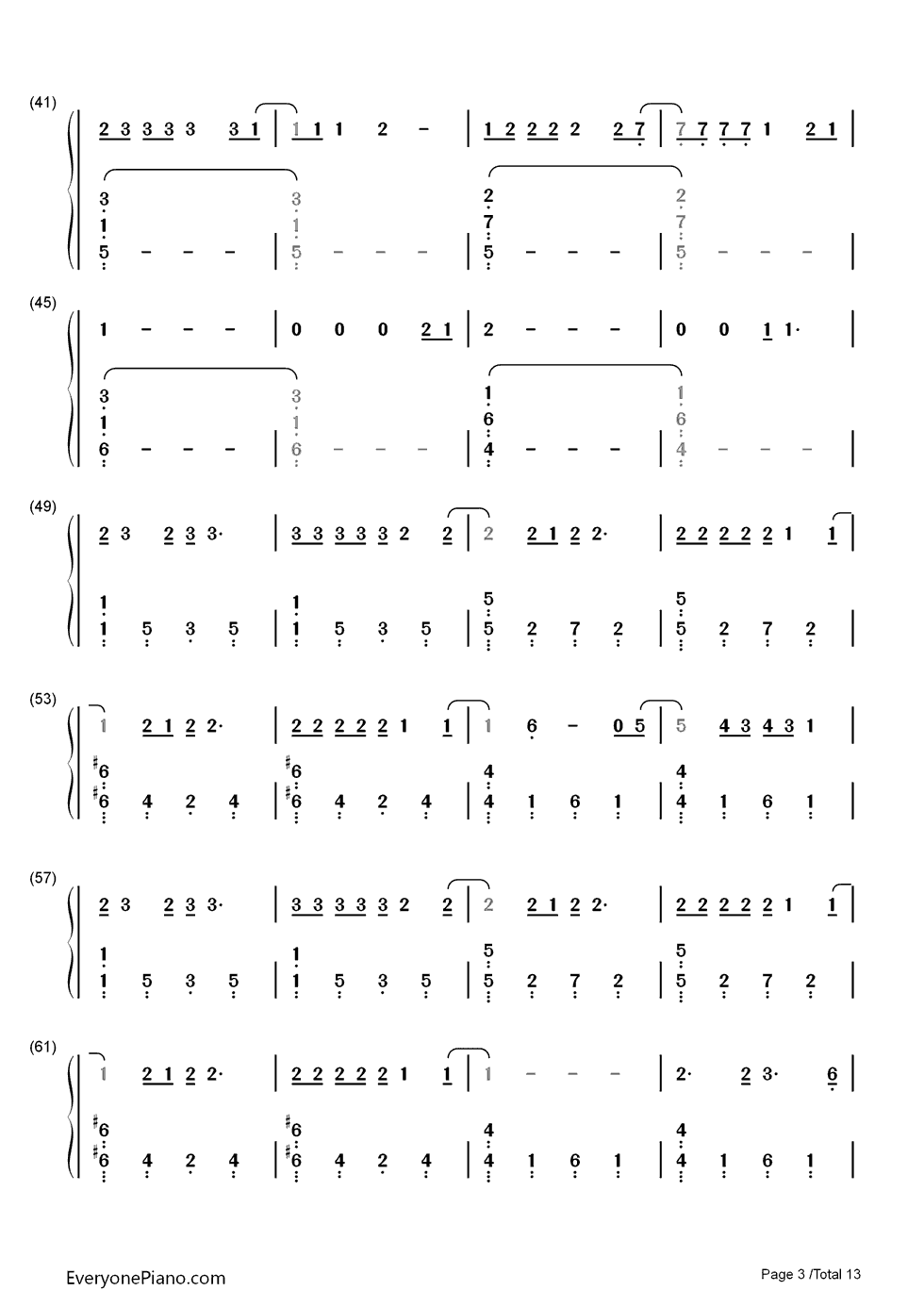 Up_and_Up钢琴简谱_数字双手_Coldplay