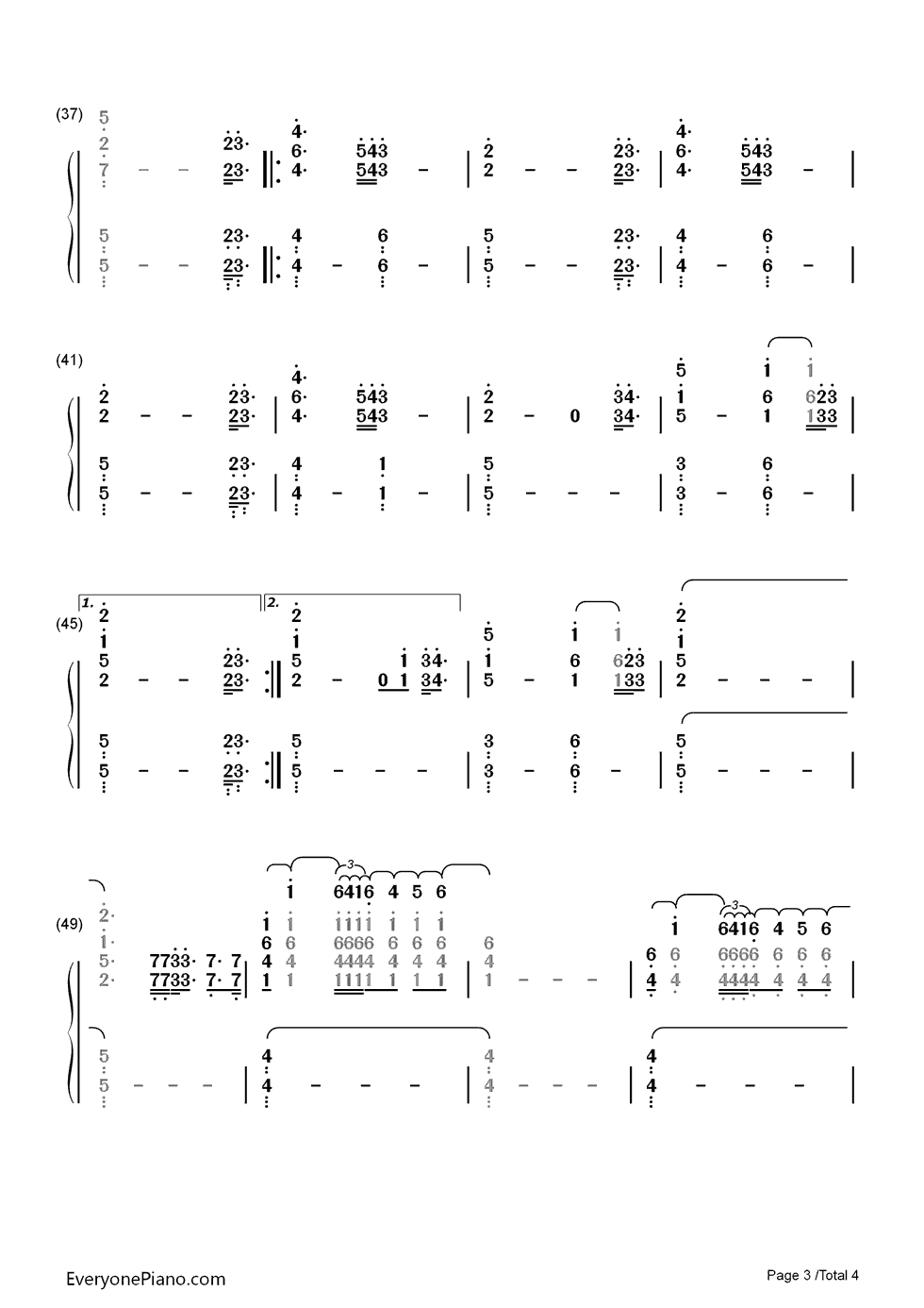 Up_in_Flames钢琴简谱_数字双手_Coldplay