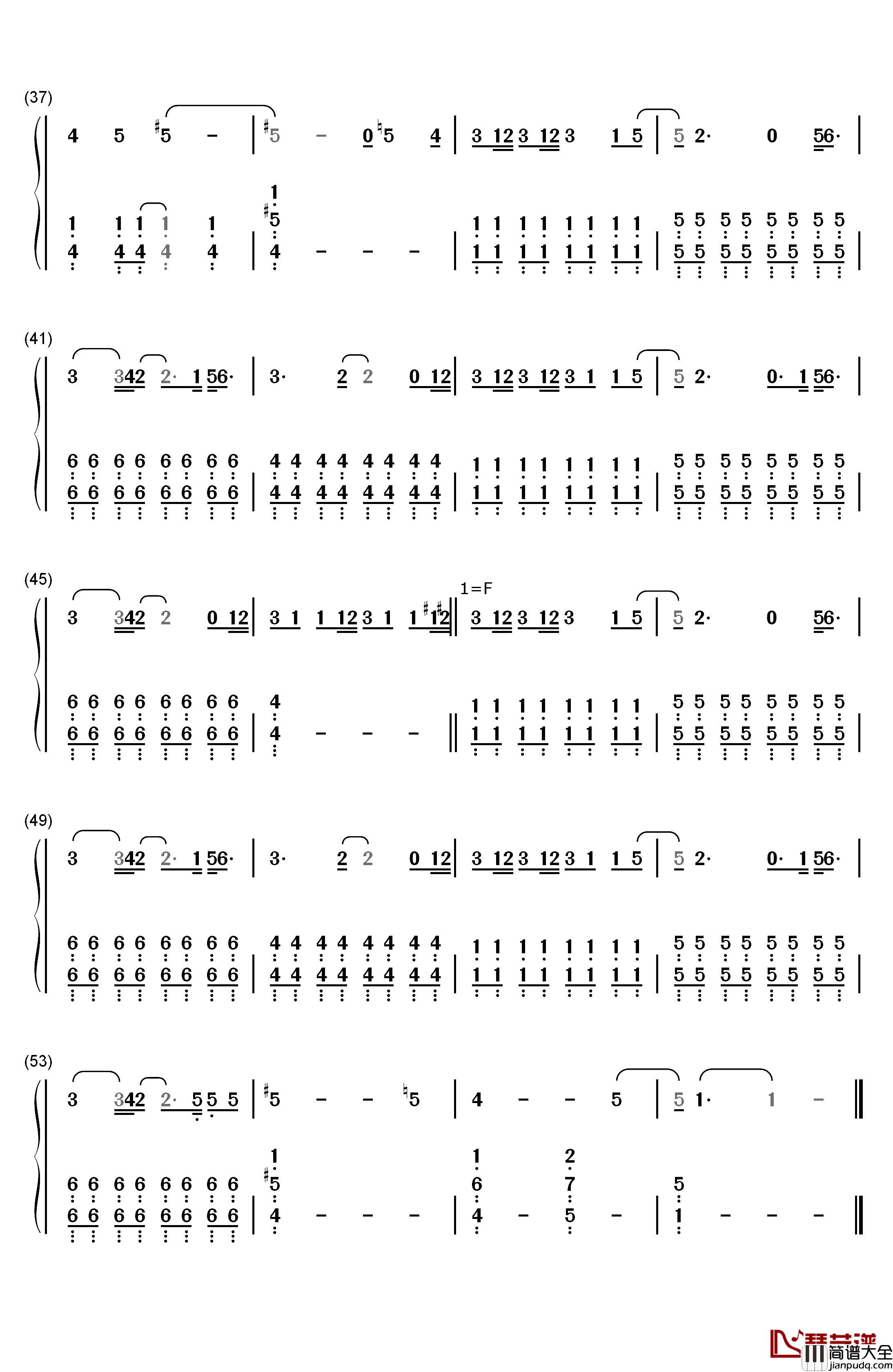 How_Far_I'll_Go钢琴简谱_数字双手_Alessia_Cara