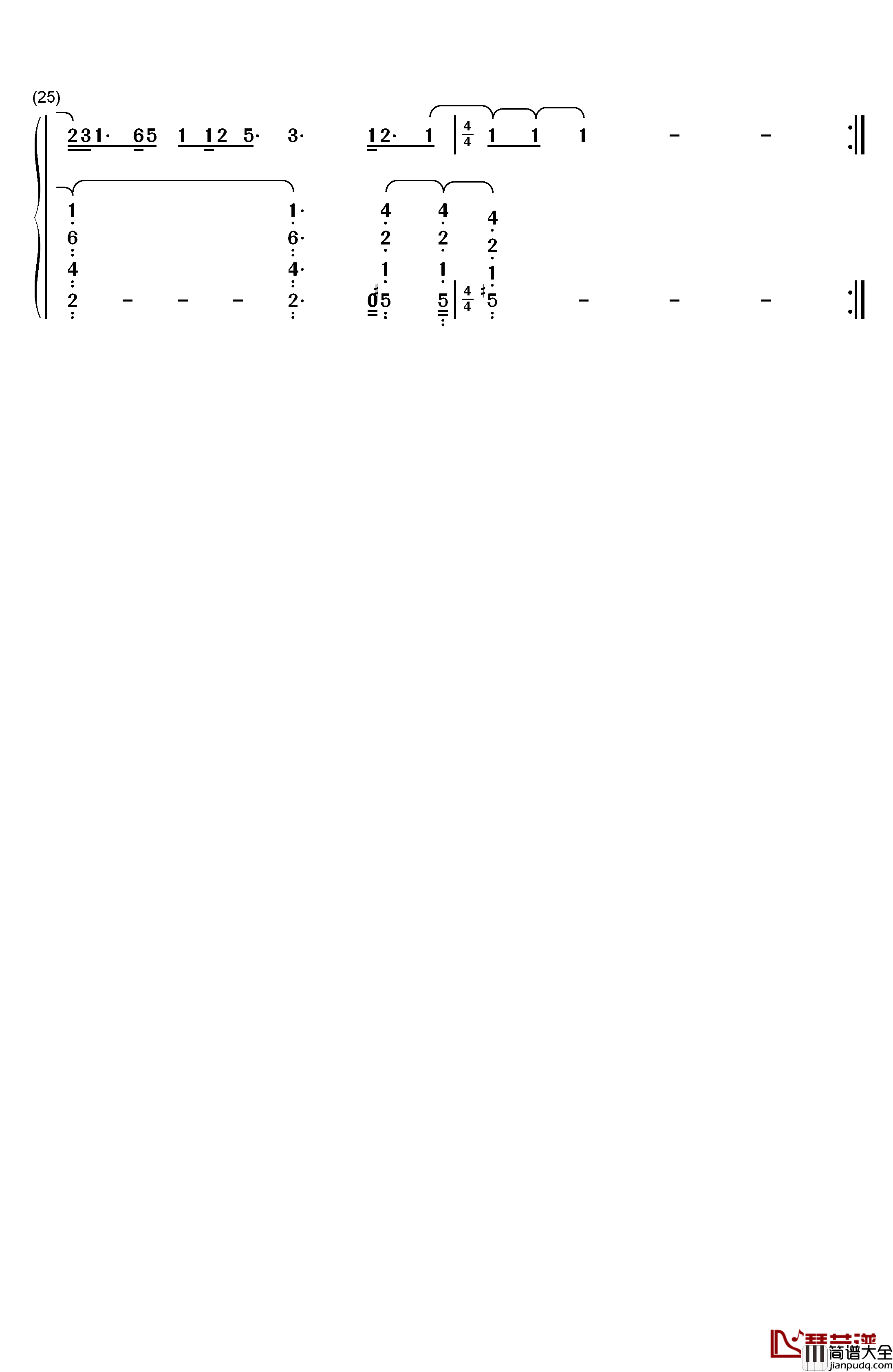 无能钢琴简谱_数字双手_Österreich