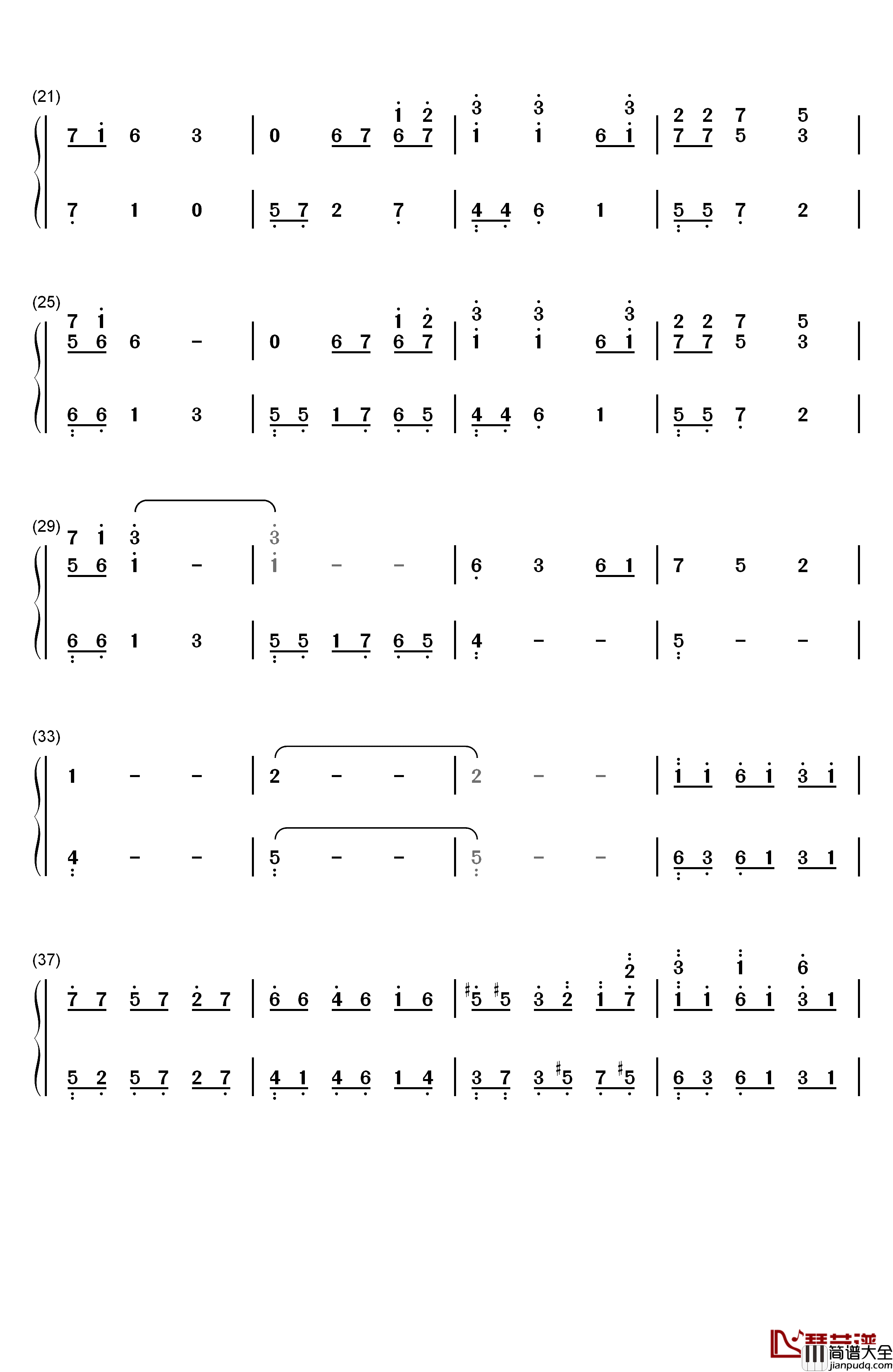 Sis_Puella_Magica钢琴简谱_数字双手_梶浦由记