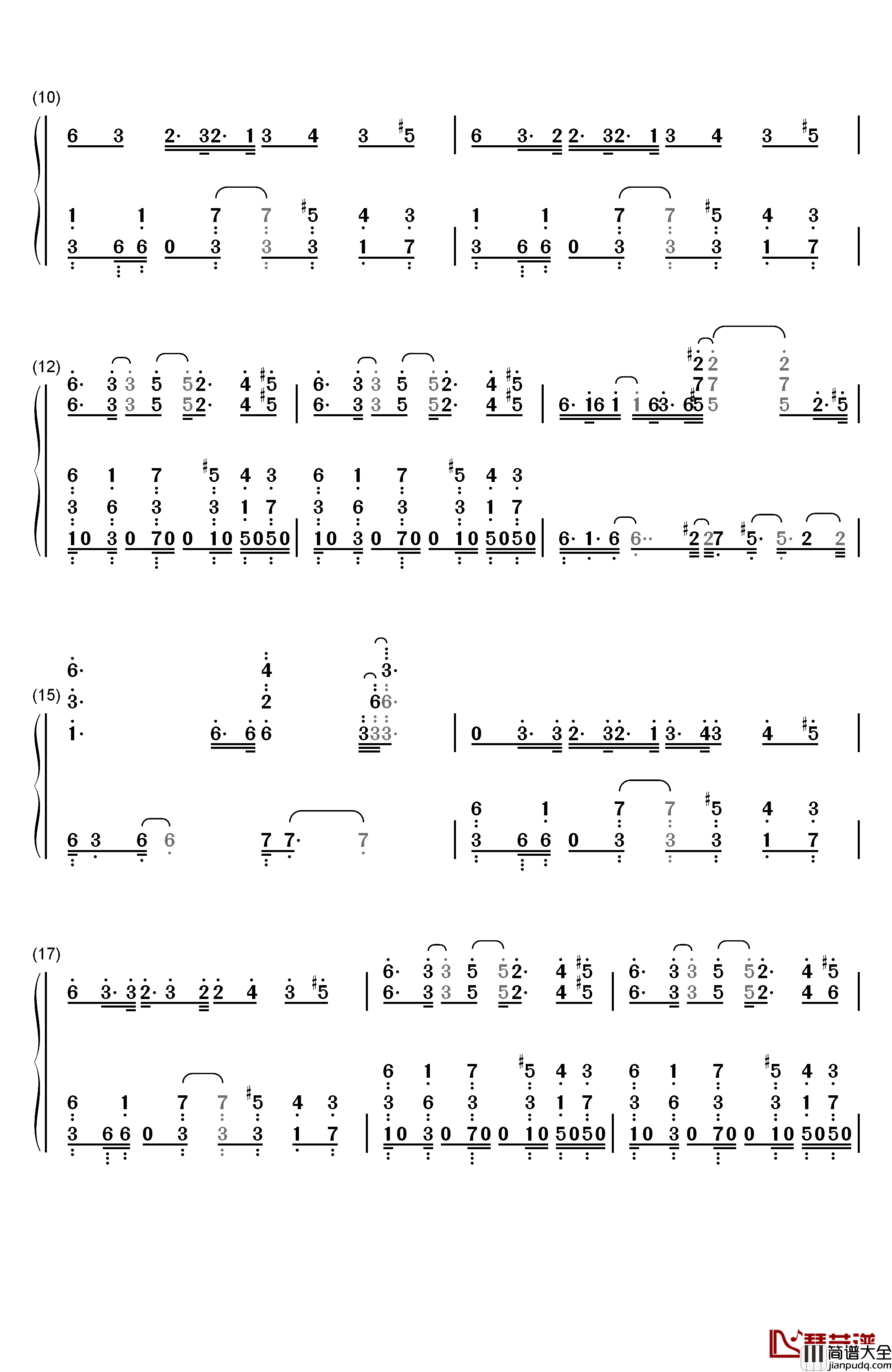 VORACITY钢琴简谱_数字双手_MYTH_&_ROID